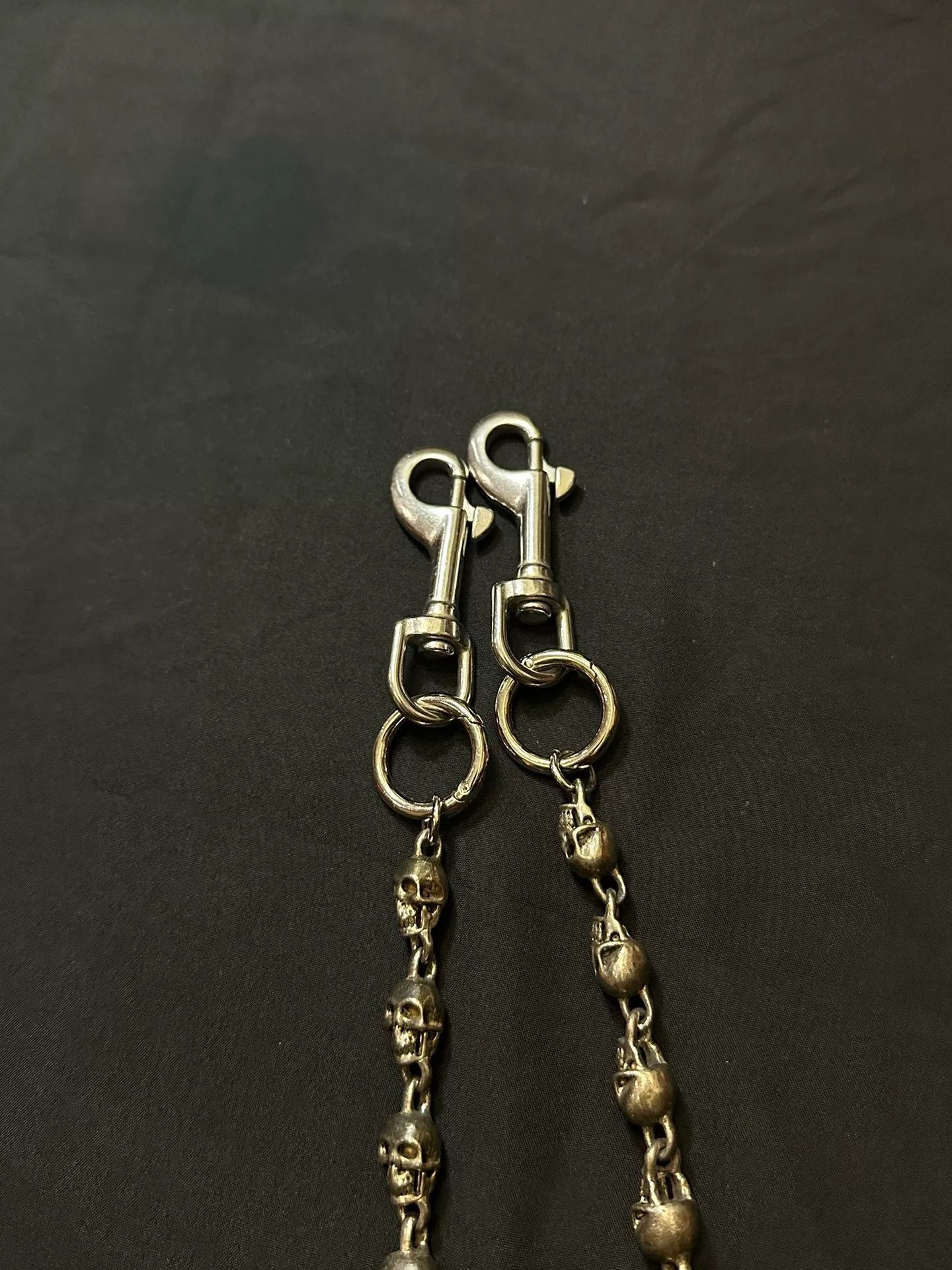 Vintage vintage skull chain key wallet belt Size ONE SIZE - 7 Thumbnail