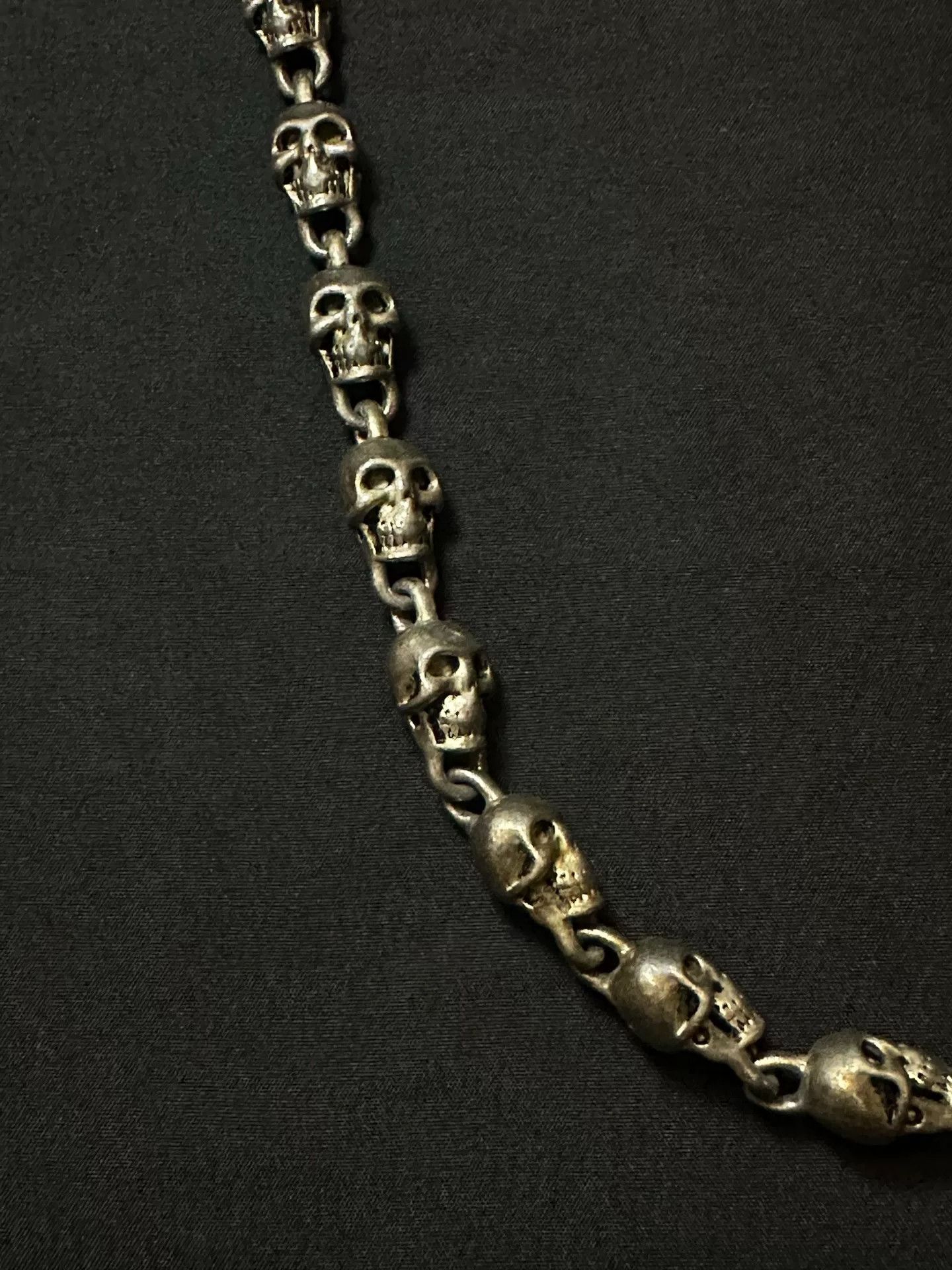 Vintage vintage skull chain key wallet belt Size ONE SIZE - 4 Thumbnail