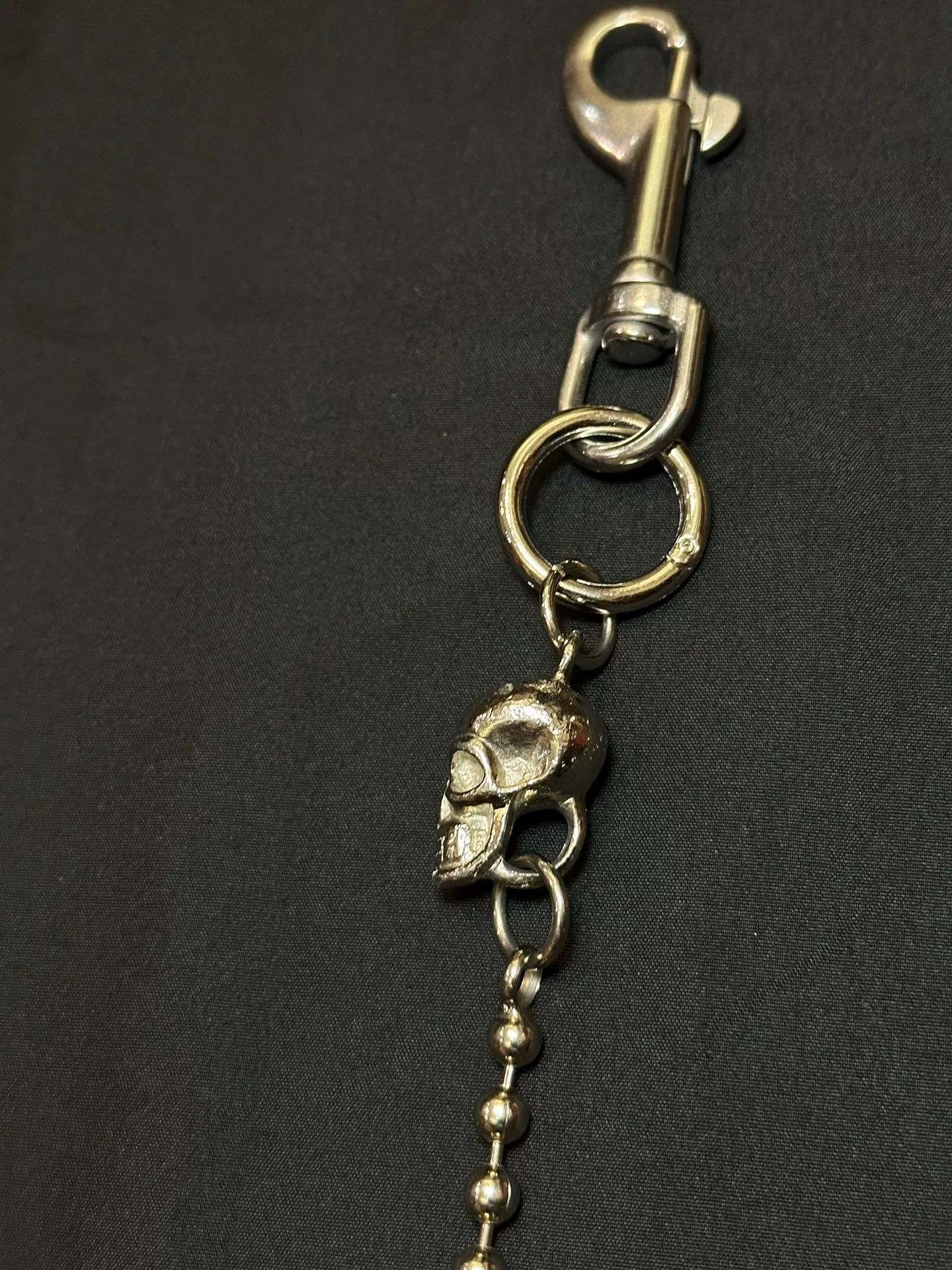 Vintage vintage skull bead chain from the 90s Size ONE SIZE - 5 Thumbnail