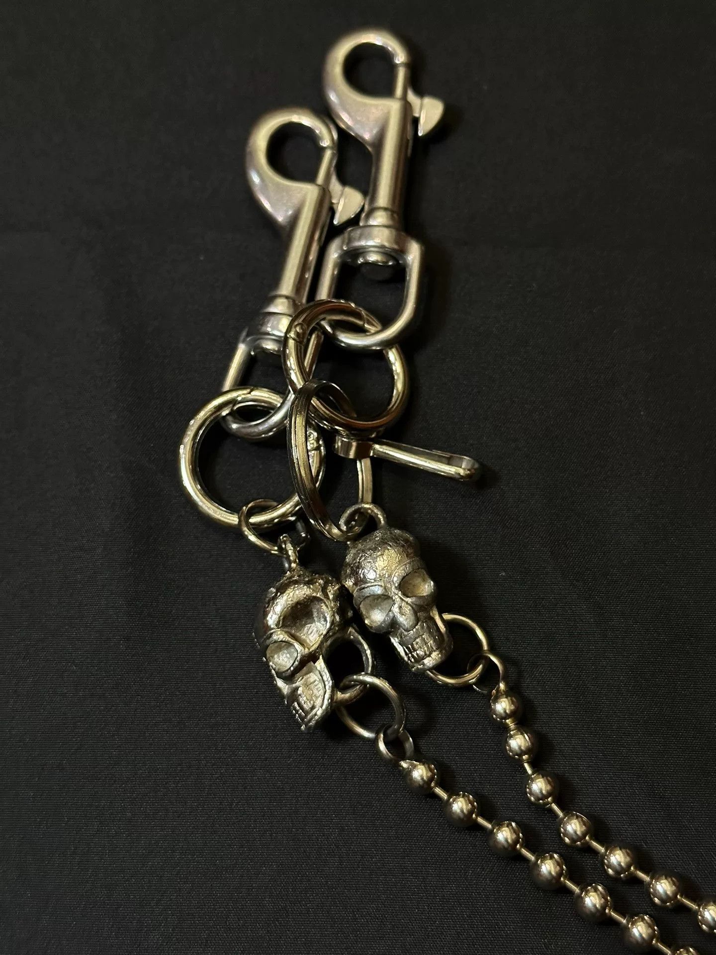 Vintage vintage skull bead chain from the 90s Size ONE SIZE - 7 Thumbnail