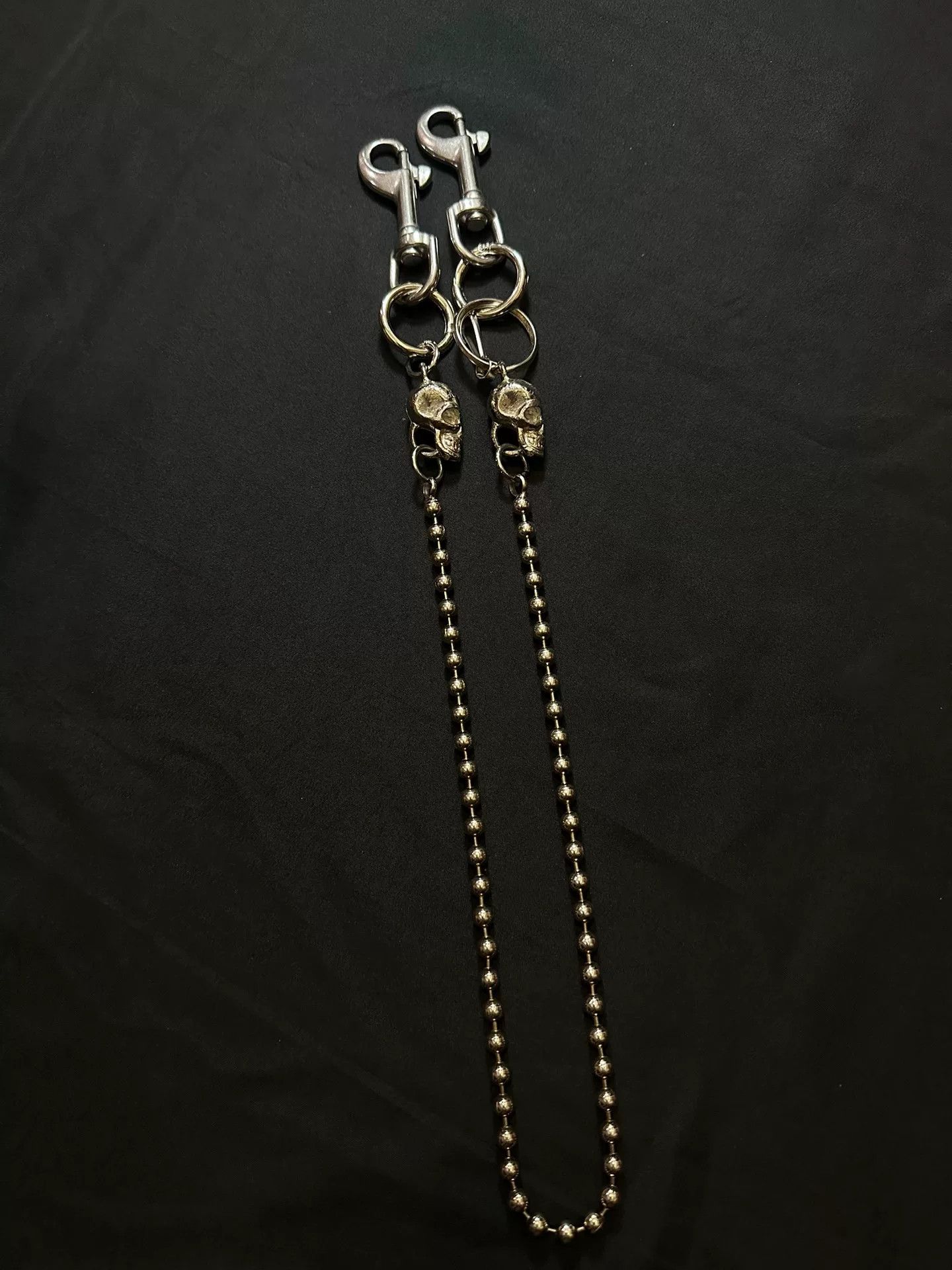 Vintage vintage skull bead chain from the 90s Size ONE SIZE - 6 Thumbnail