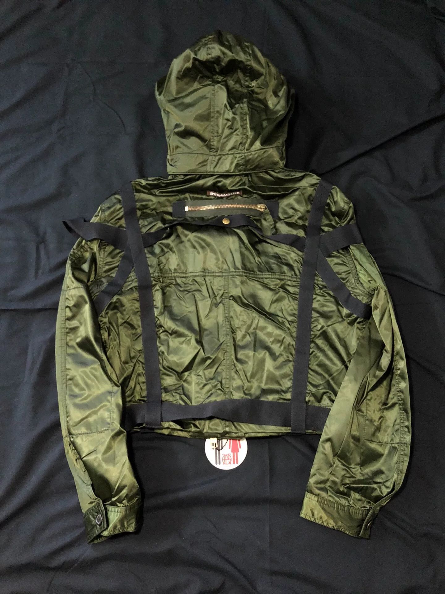 Jean Paul Gaultier Jean Paul Gaultier Hooded Cropped Jacket Size US L / EU 52-54 / 3 - 3 Thumbnail