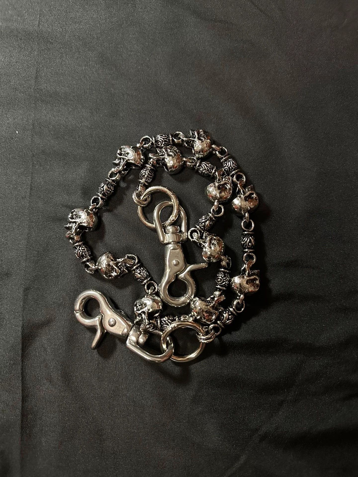 Vintage vintage 90s skeleton wallet chain Size ONE SIZE - 7 Thumbnail