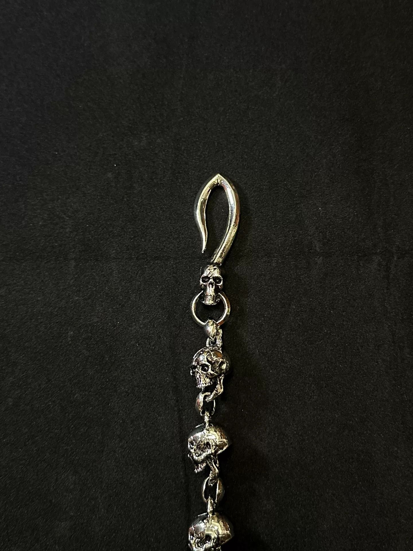 Vintage vintage 90s skull chain belt link wallet chain Size ONE SIZE - 2 Thumbnail