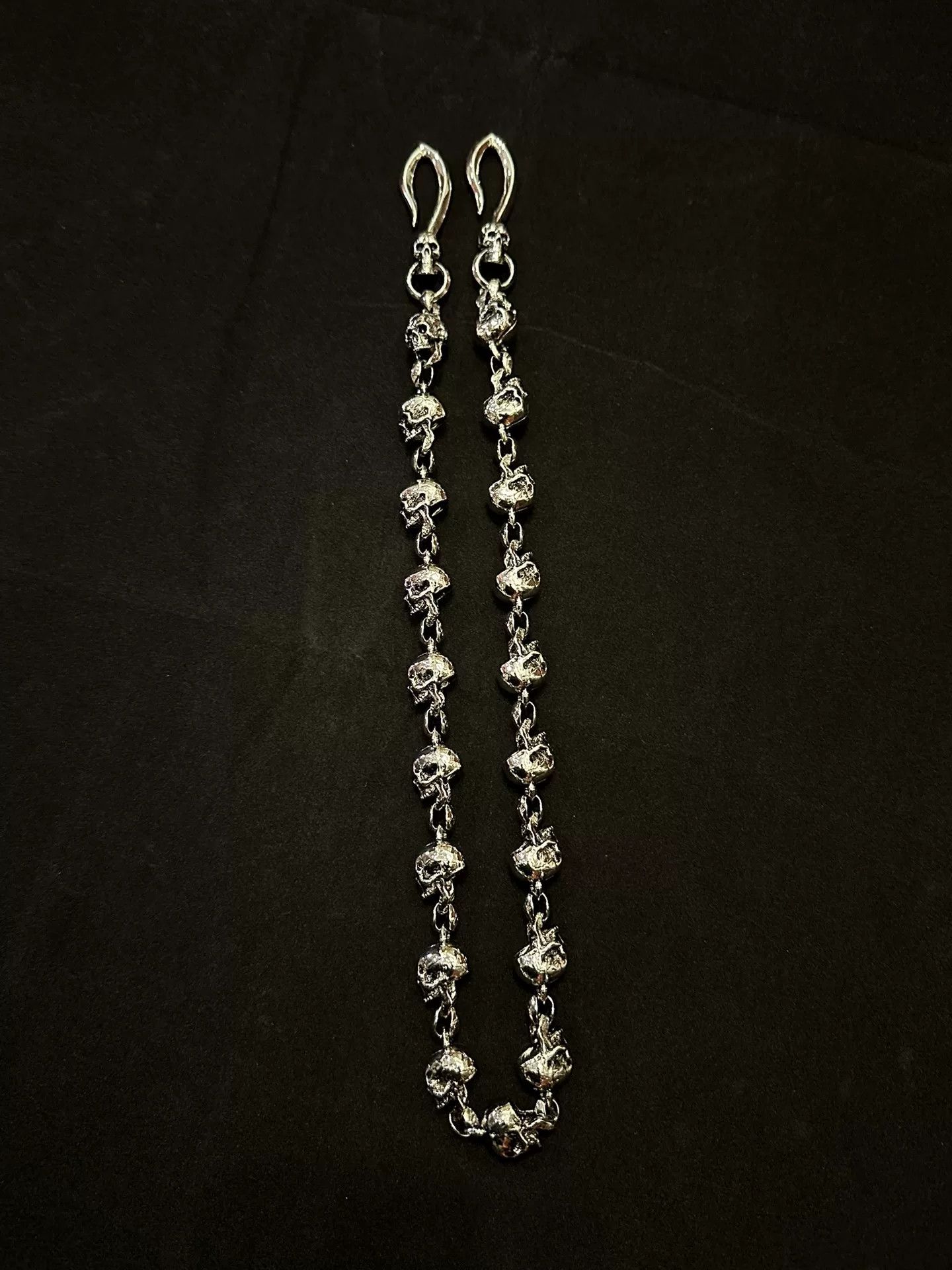 Vintage vintage 90s skull chain belt link wallet chain Size ONE SIZE - 5 Thumbnail