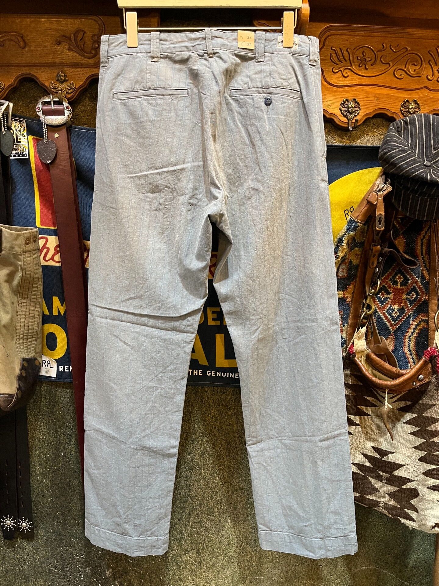 RRL Ralph Lauren RRL Striped Casual Pants with Tags Size US 30 / EU 46 - 2 Thumbnail