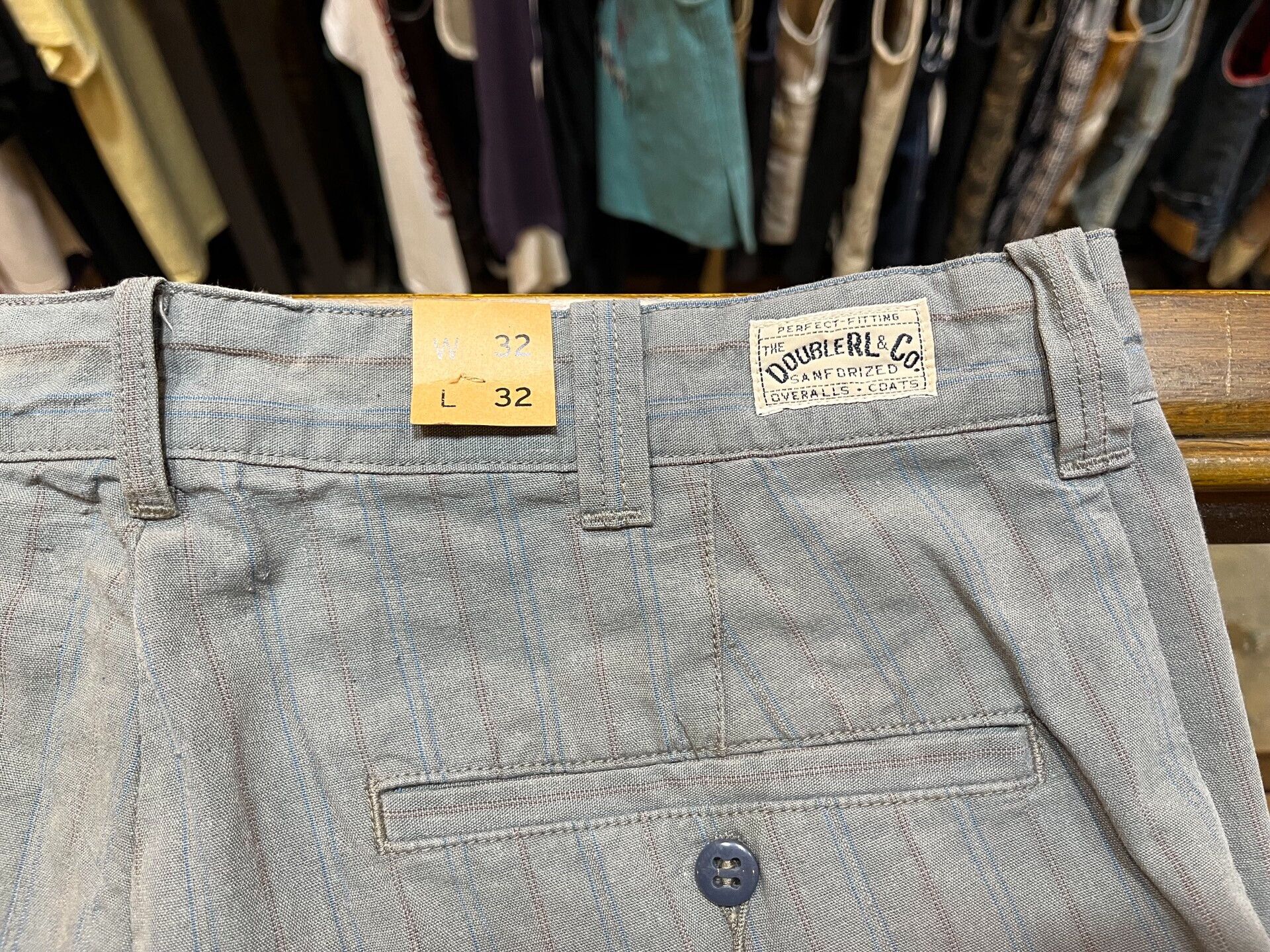 RRL Ralph Lauren RRL Striped Casual Pants with Tags Size US 30 / EU 46 - 5 Thumbnail