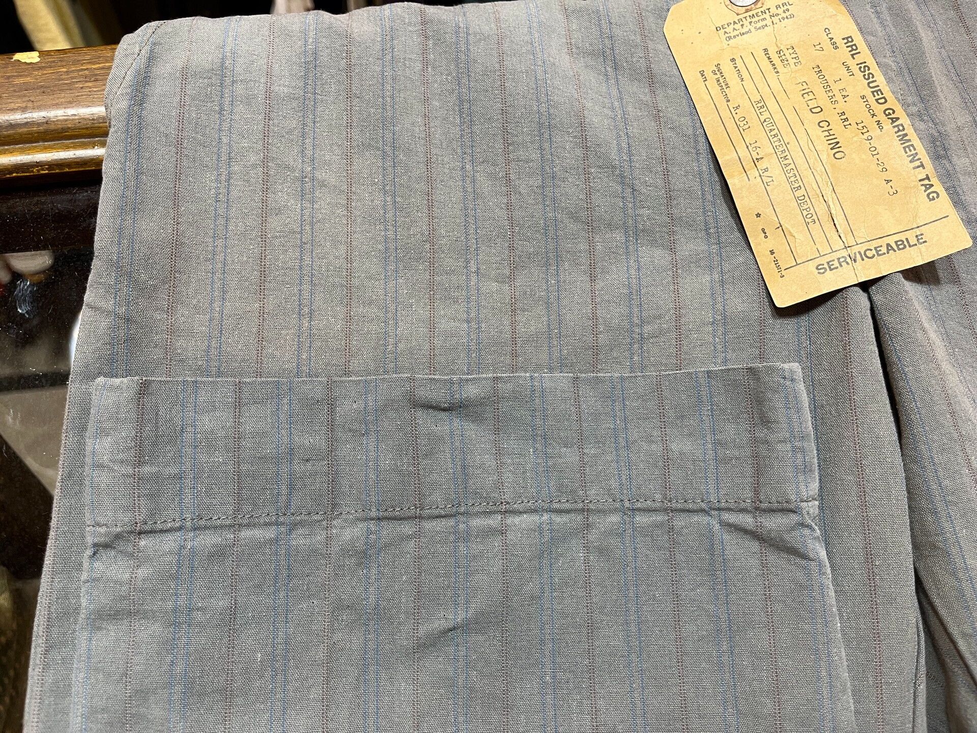 RRL Ralph Lauren RRL Striped Casual Pants with Tags Size US 30 / EU 46 - 7 Thumbnail