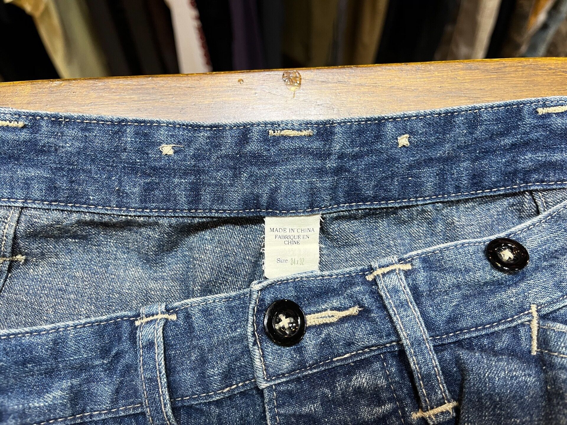 RRL Ralph Lauren distressed rrl denim jeans by ralph lauren Size US 34 / EU 50 - 3 Thumbnail