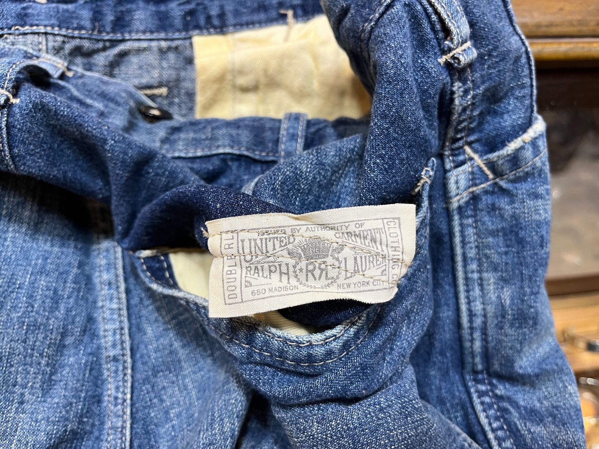 RRL Ralph Lauren distressed rrl denim jeans by ralph lauren Size US 34 / EU 50 - 5 Thumbnail