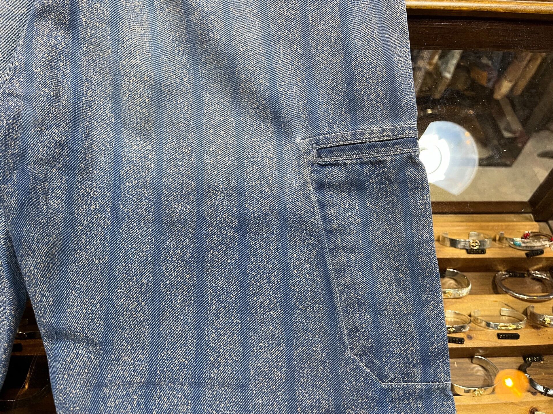 RRL Ralph Lauren blue striped cotton twill pants Size US 31 - 7 Thumbnail