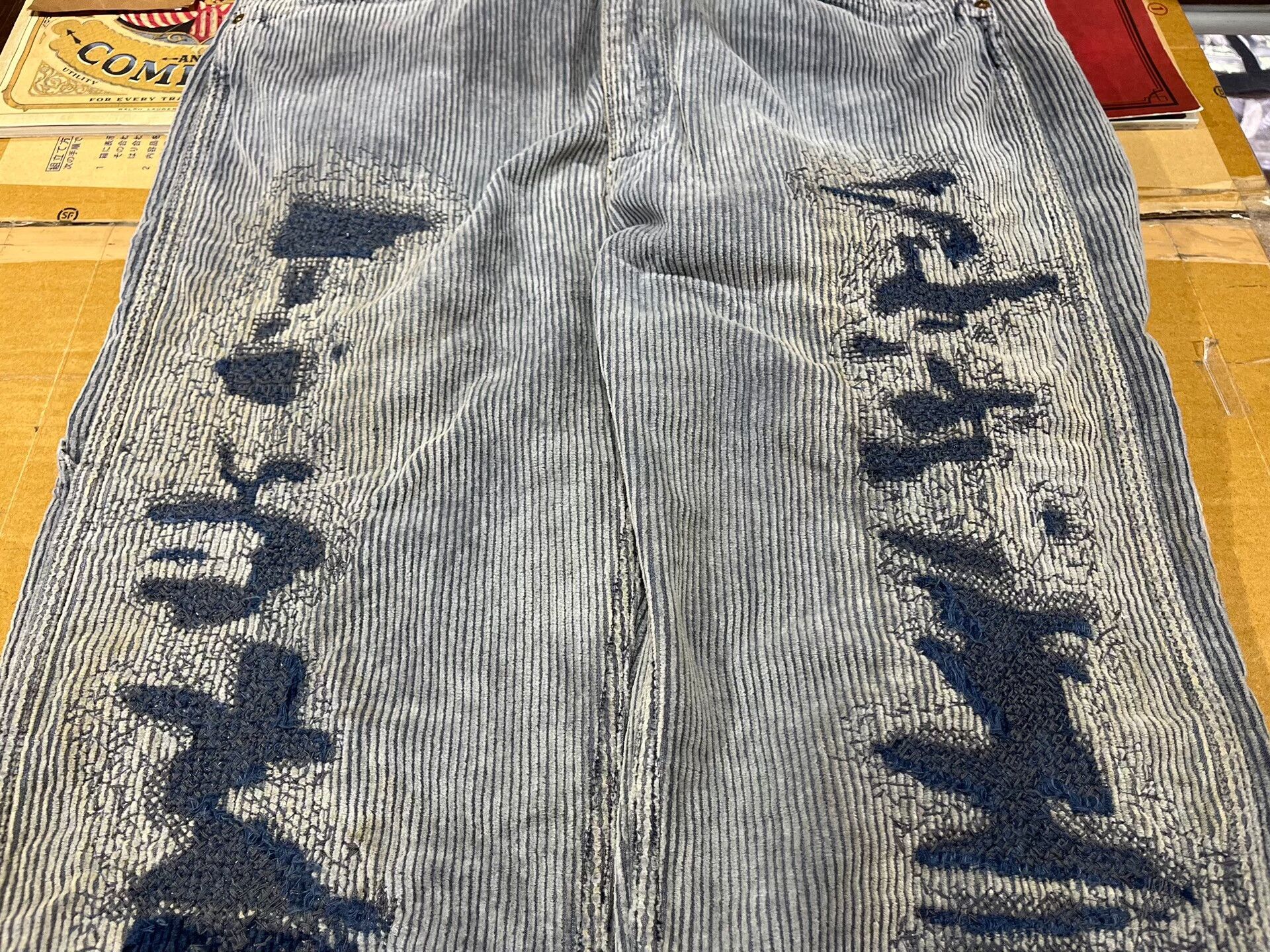 RRL Ralph Lauren rrl patchwork corduroy casual pants Size US 31 - 7 Thumbnail