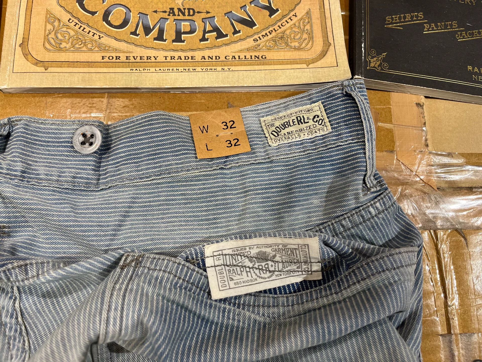 RRL Ralph Lauren distressed striped casual pants by Ralph Lauren Size US 32 / EU 48 - 5 Thumbnail