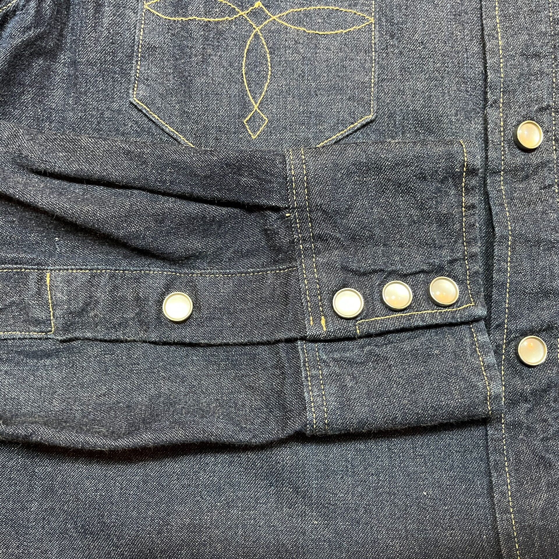 RRL Ralph Lauren rrl denim long sleeve shirt by ralph lauren Size US S / EU 44-46 / 1 - 6 Thumbnail