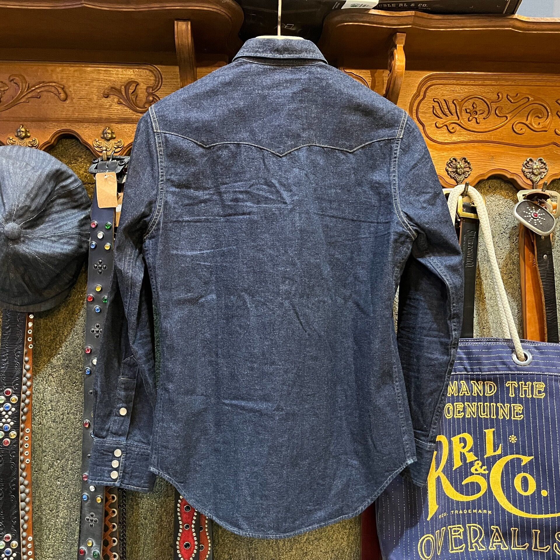 RRL Ralph Lauren rrl denim long sleeve shirt by ralph lauren Size US S / EU 44-46 / 1 - 2 Thumbnail