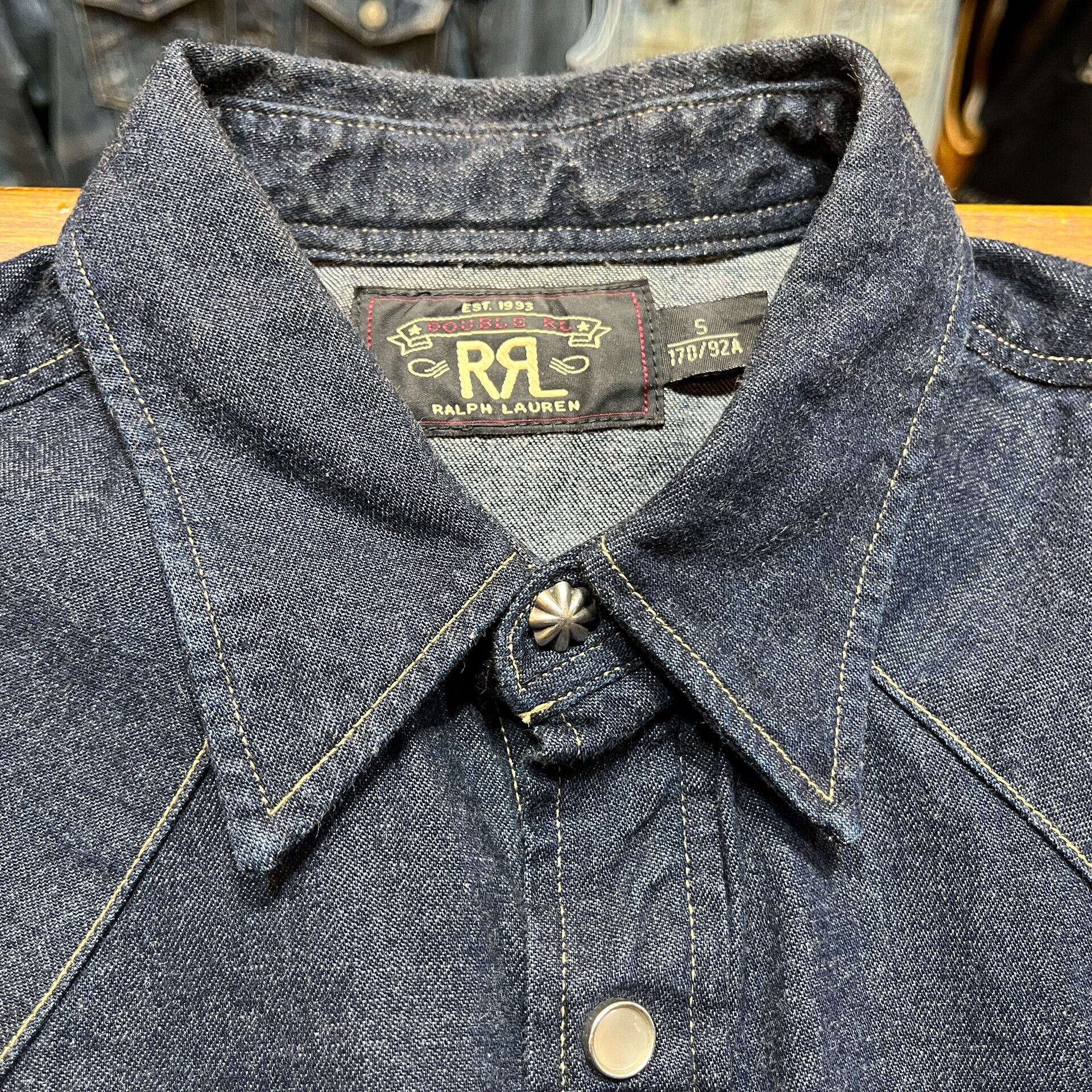 RRL Ralph Lauren rrl denim long sleeve shirt by ralph lauren Size US S / EU 44-46 / 1 - 4 Thumbnail