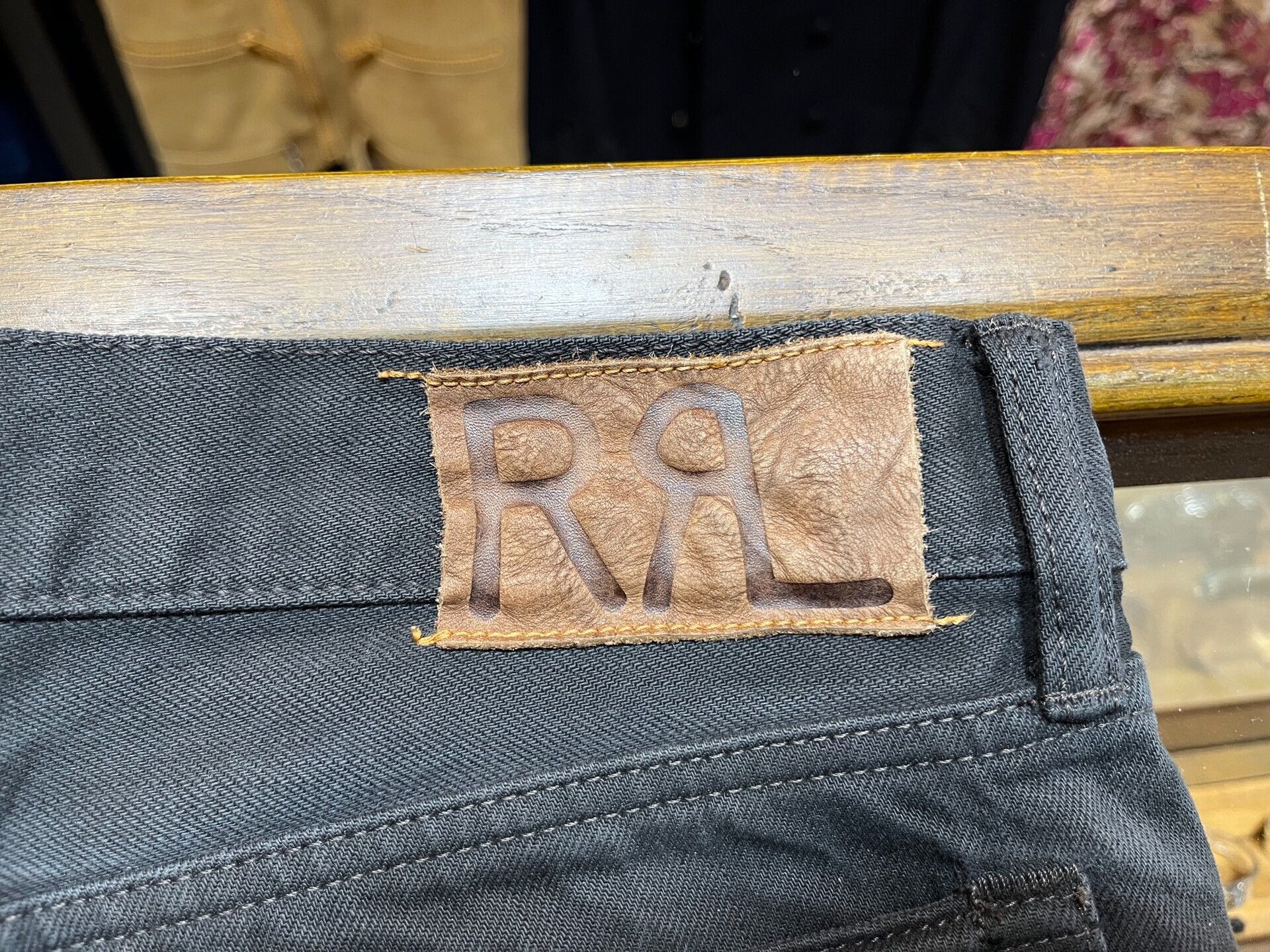 RRL Ralph Lauren gray distressed denim pants by Ralph Lauren Size US 30 / EU 46 - 8 Thumbnail