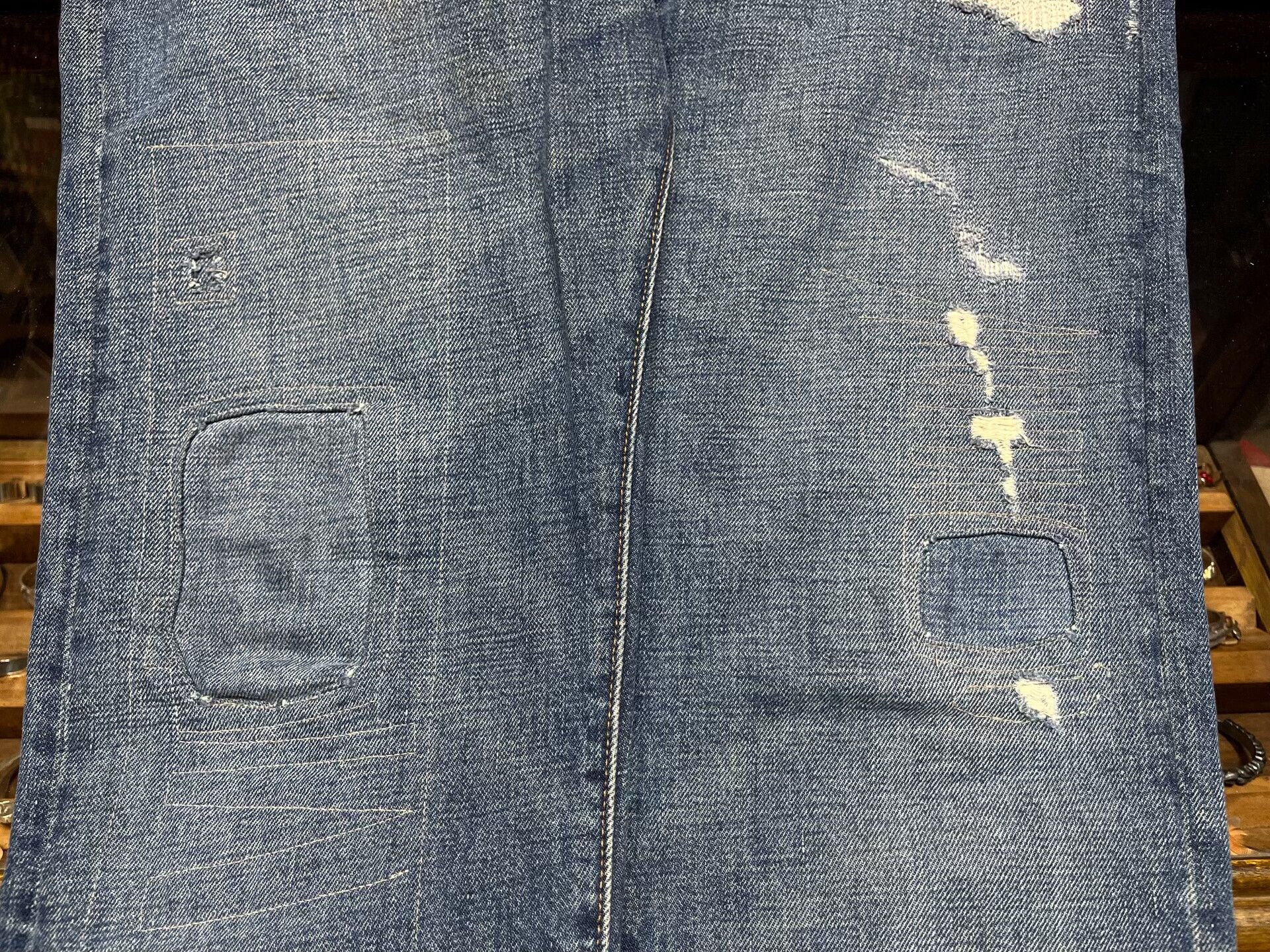 RRL Ralph Lauren distressed rrl jeans by ralph lauren Size US 30 / EU 46 - 6 Thumbnail