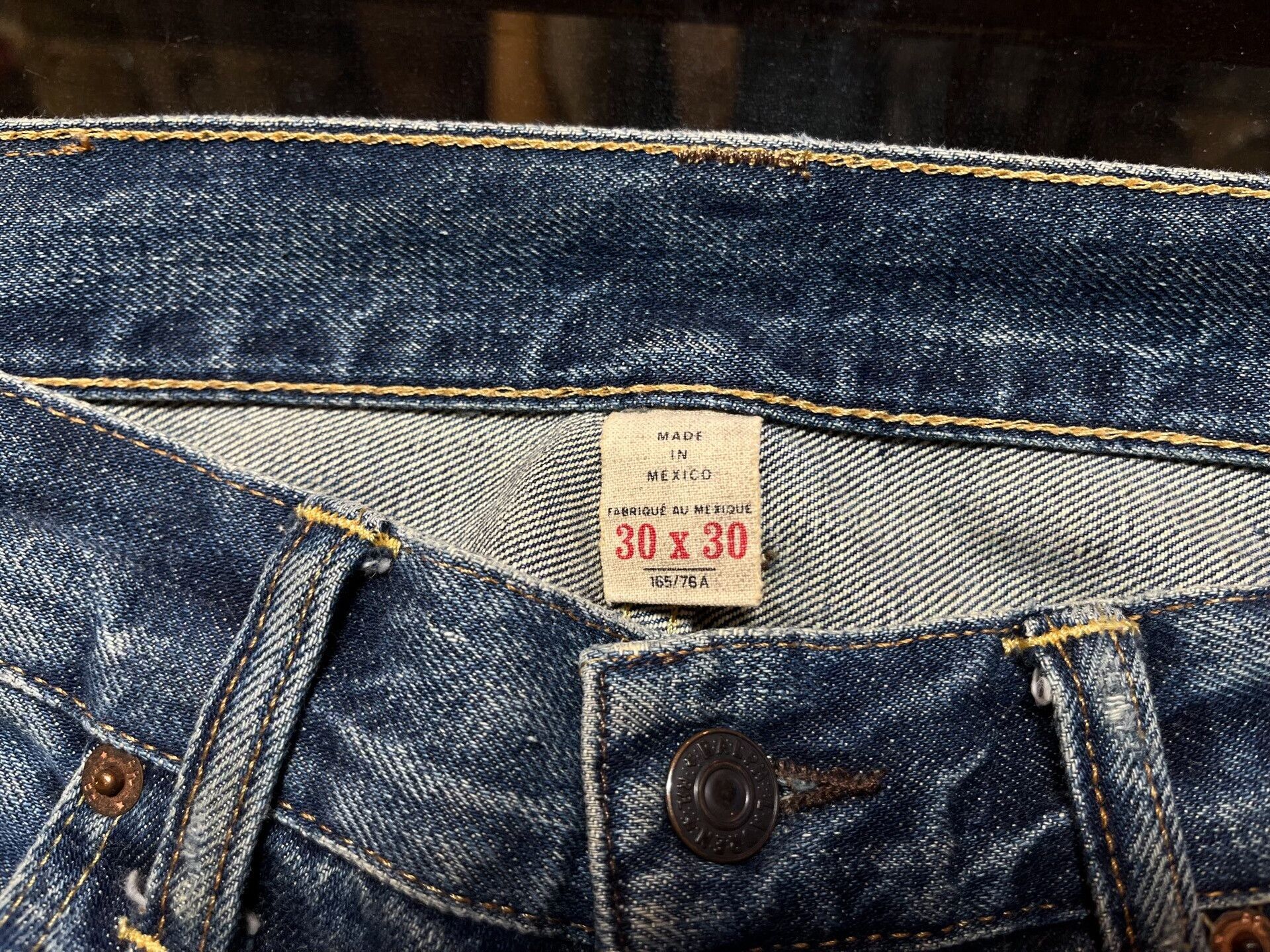 RRL Ralph Lauren distressed rrl jeans by ralph lauren Size US 30 / EU 46 - 3 Thumbnail