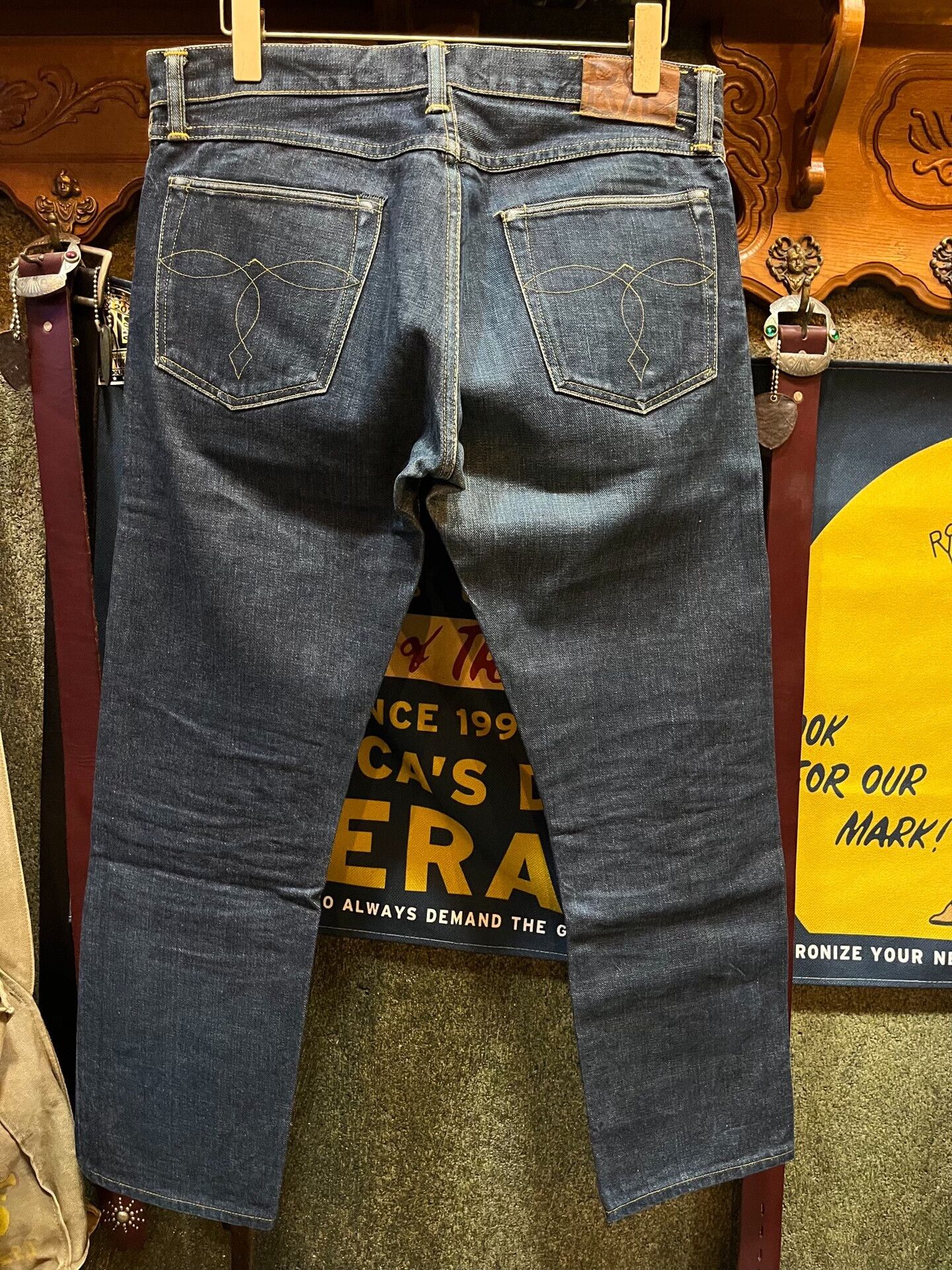 RRL Ralph Lauren vintage rrl five pocket denim jeans Size US 32 / EU 48 - 2 Thumbnail