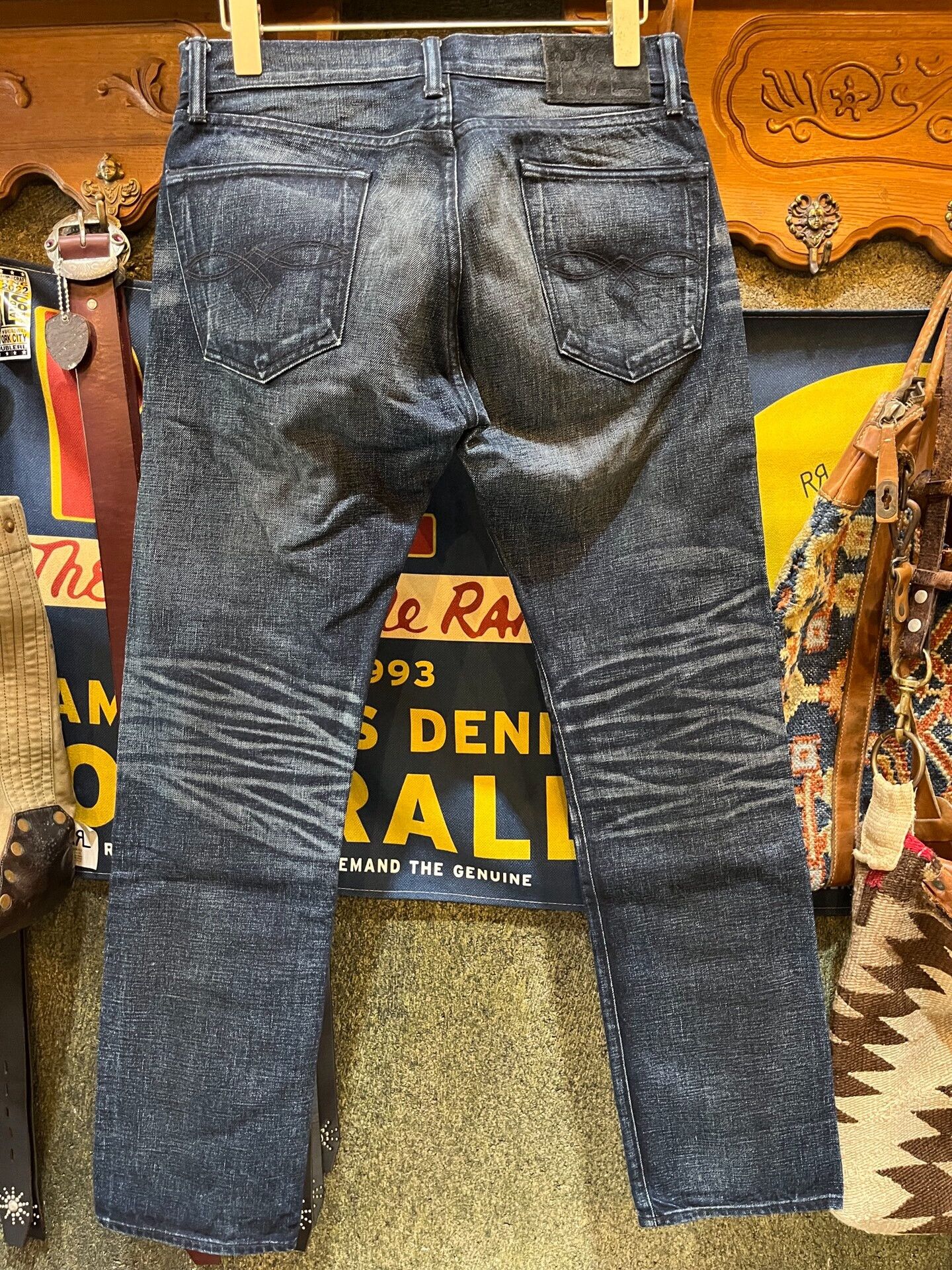 RRL Ralph Lauren vintage rrl dark denim jeans by ralph lauren Size US 30 / EU 46 - 2 Thumbnail