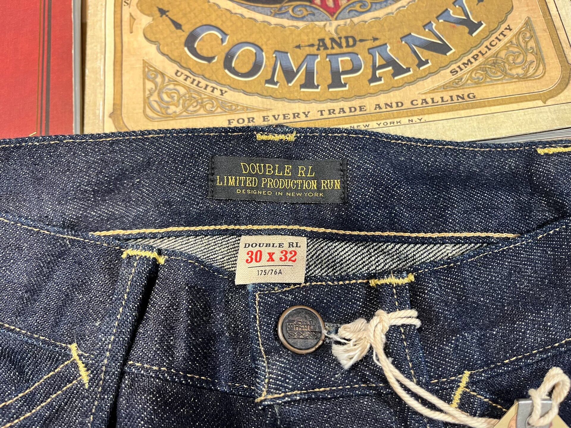RRL Ralph Lauren limited edition RRL workwear denim pants Size US 30 / EU 46 - 3 Thumbnail