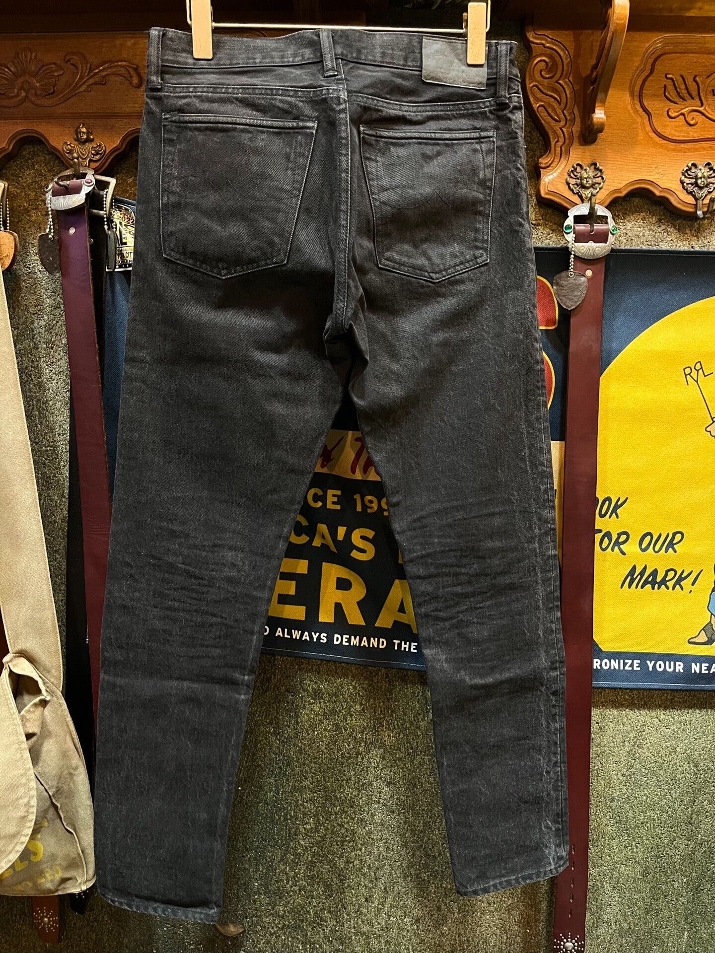 RRL Ralph Lauren RRL Black Denim Jeans by Ralph Lauren Size US 31 - 2 Thumbnail
