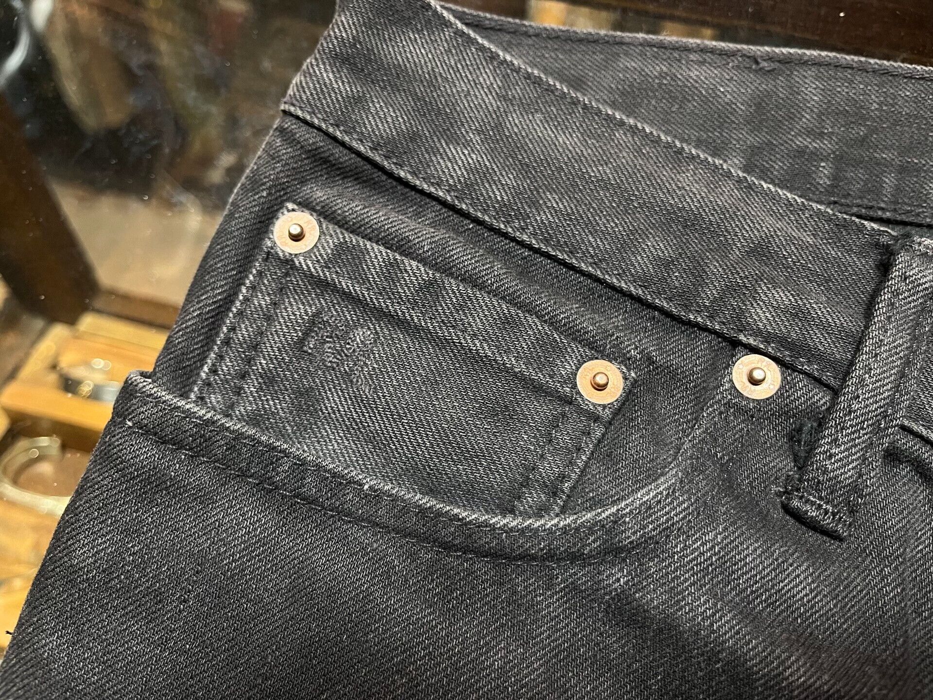 RRL Ralph Lauren RRL Black Denim Jeans by Ralph Lauren Size US 31 - 4 Thumbnail
