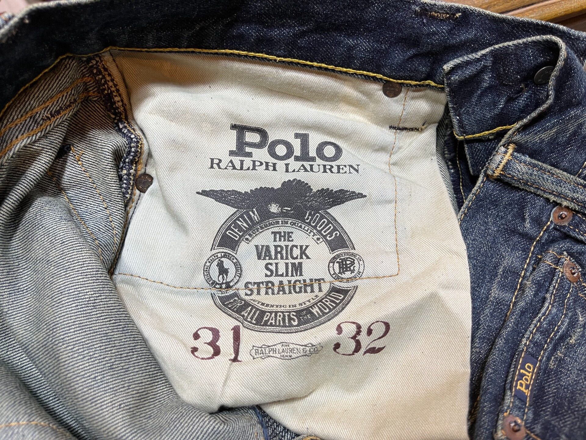 RRL Ralph Lauren rrl limited edition patchwork jeans Size US 31 - 6 Thumbnail