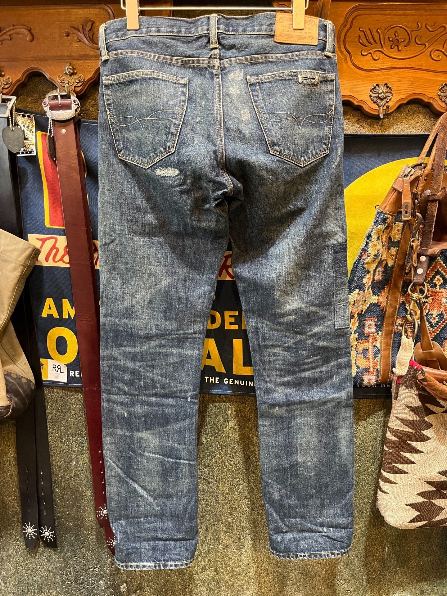 RRL Ralph Lauren rrl limited edition patchwork jeans Size US 31 - 2 Thumbnail