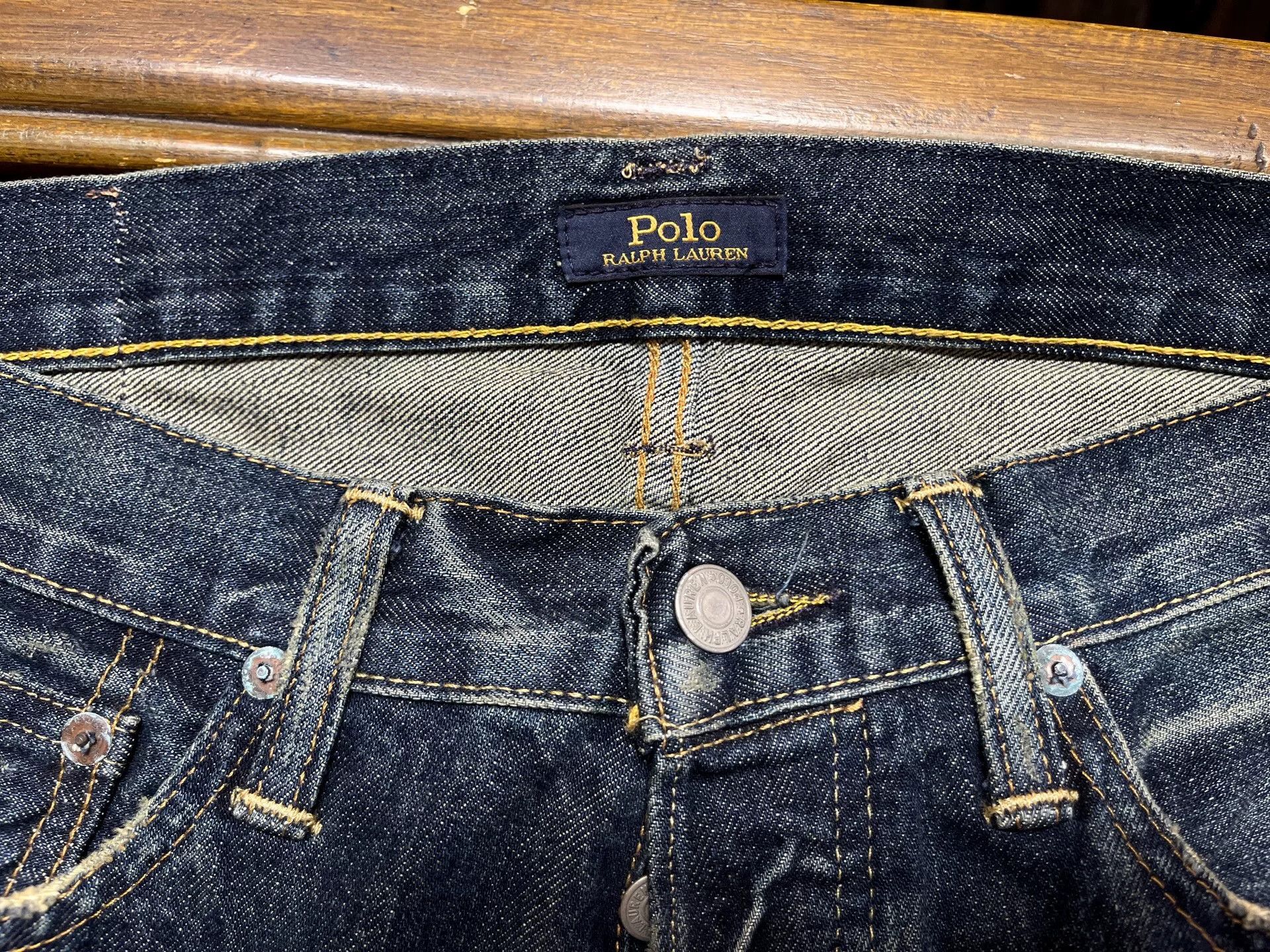 RRL Ralph Lauren rrl limited edition patchwork jeans Size US 31 - 3 Thumbnail
