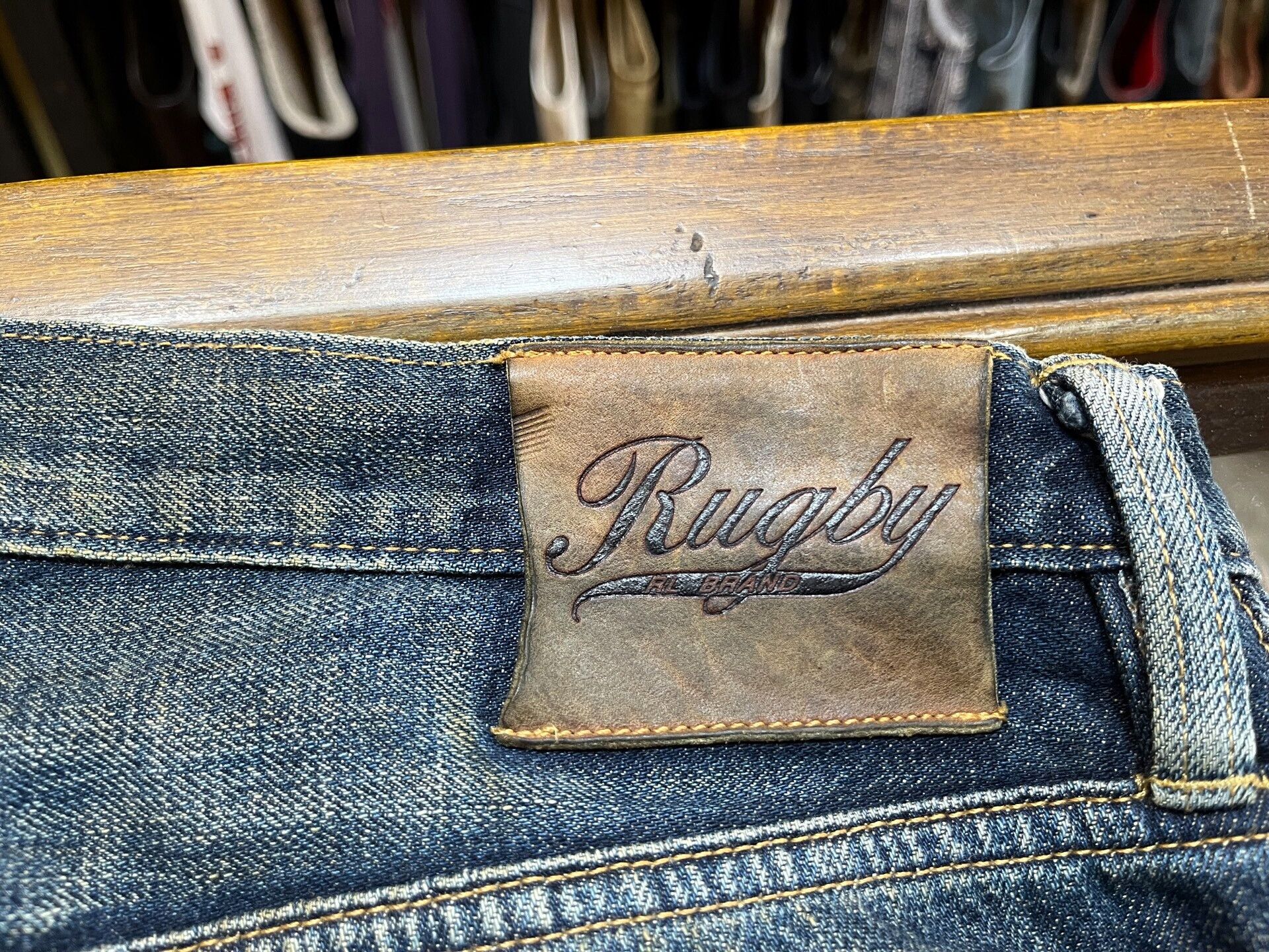 RRL Ralph Lauren patched denim jeans by ralph lauren Size US 31 - 8 Thumbnail