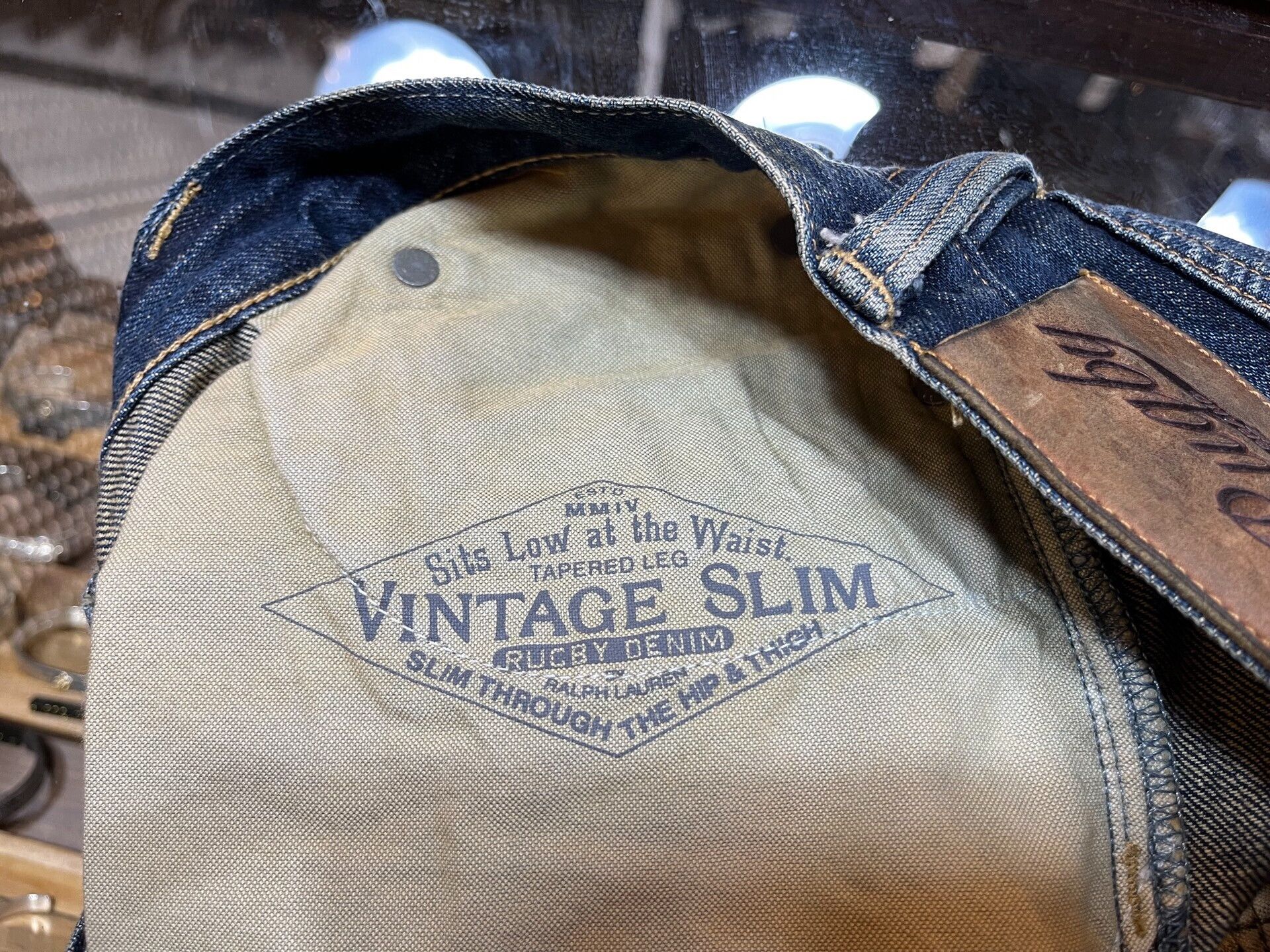 RRL Ralph Lauren patched denim jeans by ralph lauren Size US 31 - 6 Thumbnail