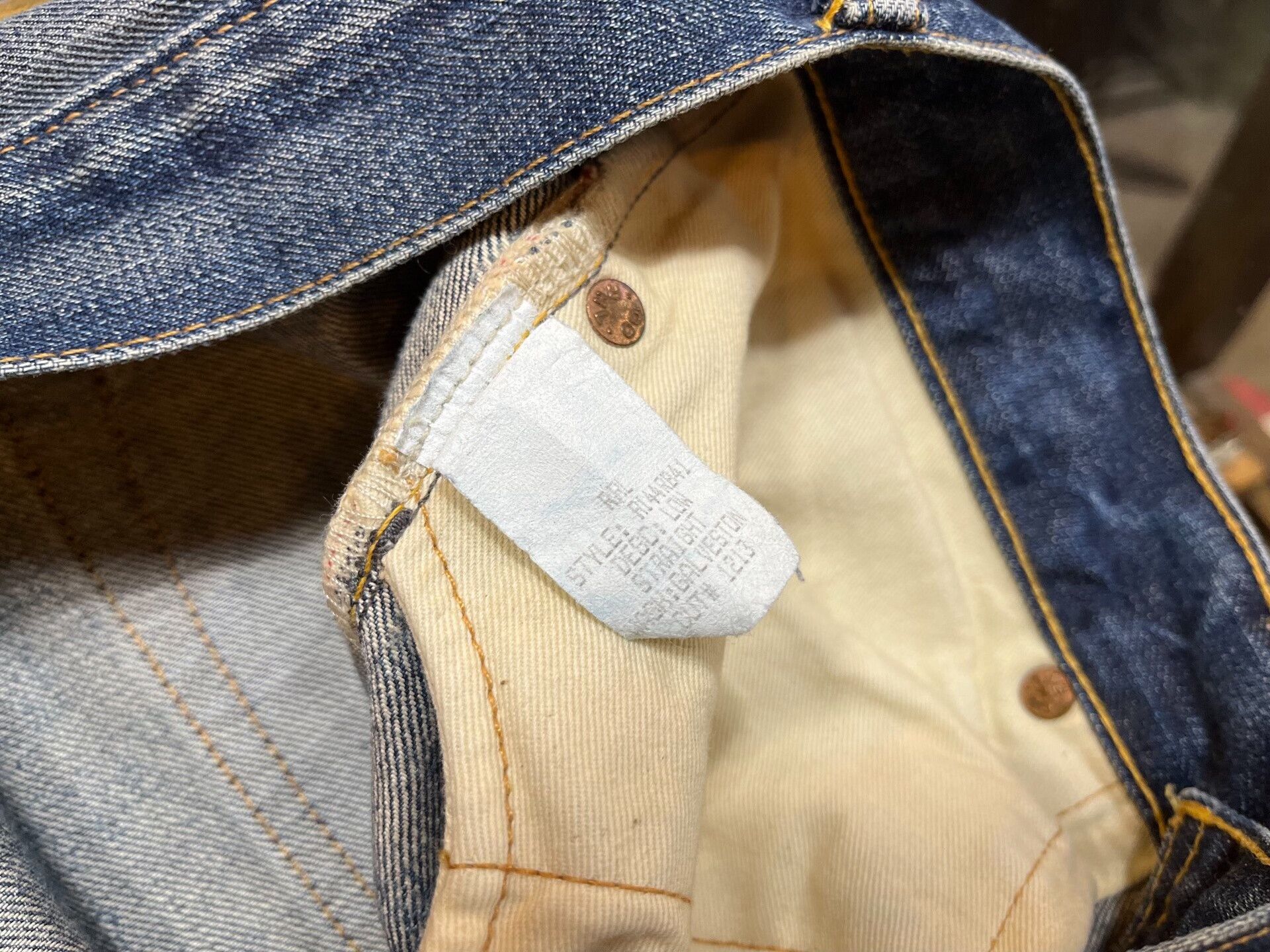 RRL Ralph Lauren distressed blue denim jeans by rrl Size US 30 / EU 46 - 5 Thumbnail