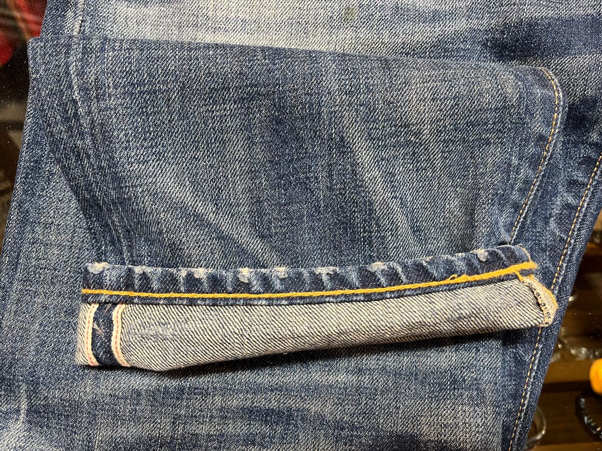 RRL Ralph Lauren distressed blue denim jeans by rrl Size US 30 / EU 46 - 9 Thumbnail