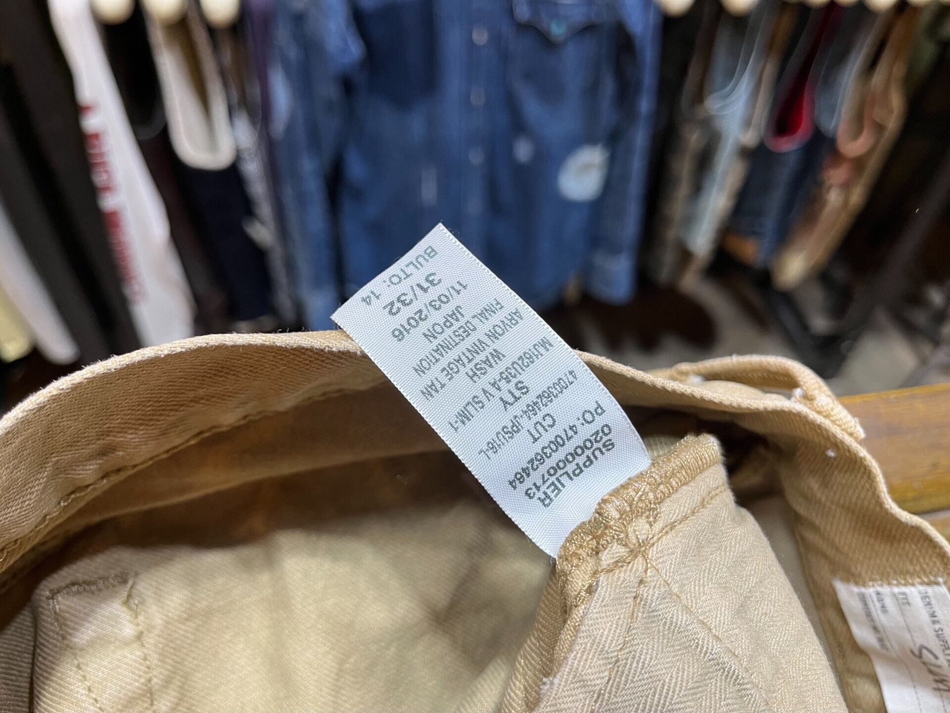 RRL Ralph Lauren rrl distressed beige denim pants by Ralph Lauren Size US 31 - 6 Thumbnail