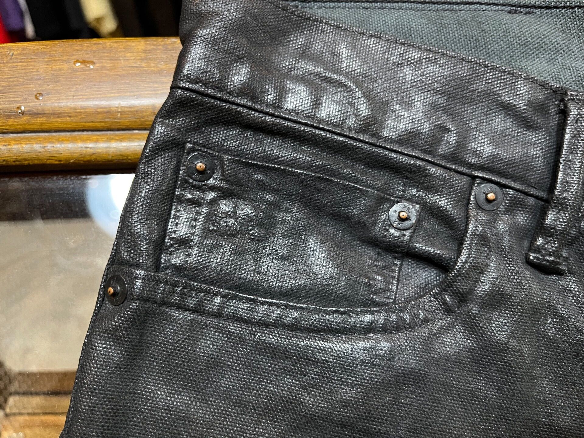 RRL Ralph Lauren vintage rrl coated pants by ralph lauren Size US 28 / EU 44 - 4 Thumbnail