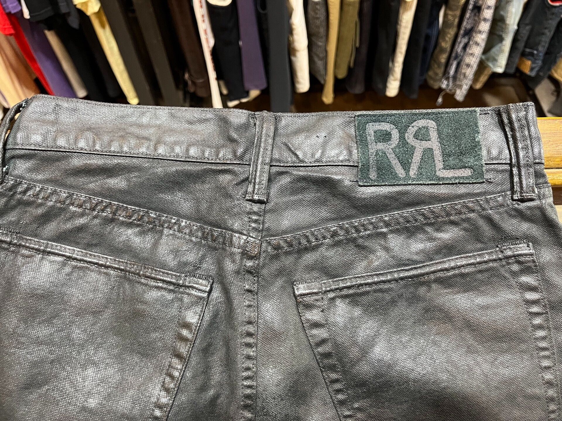 RRL Ralph Lauren vintage rrl coated pants by ralph lauren Size US 28 / EU 44 - 7 Thumbnail