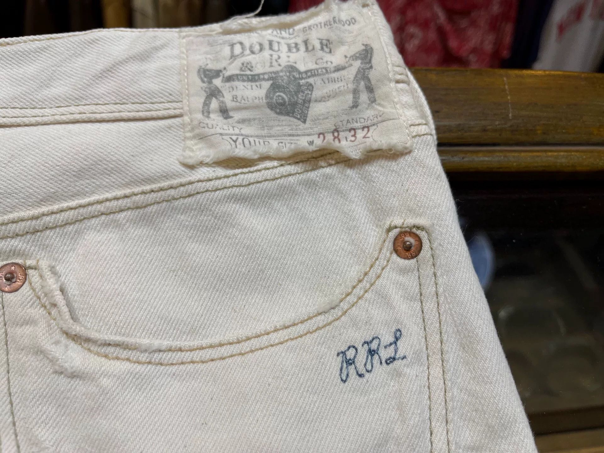 RRL Ralph Lauren rare rrl denim pants by ralph lauren Size US 28 / EU 44 - 6 Thumbnail