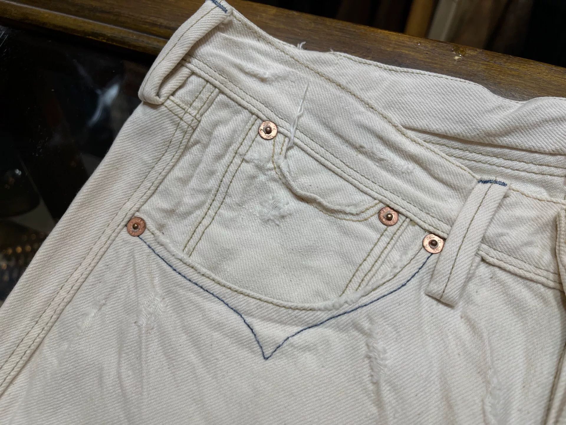 RRL Ralph Lauren rare rrl denim pants by ralph lauren Size US 28 / EU 44 - 4 Thumbnail