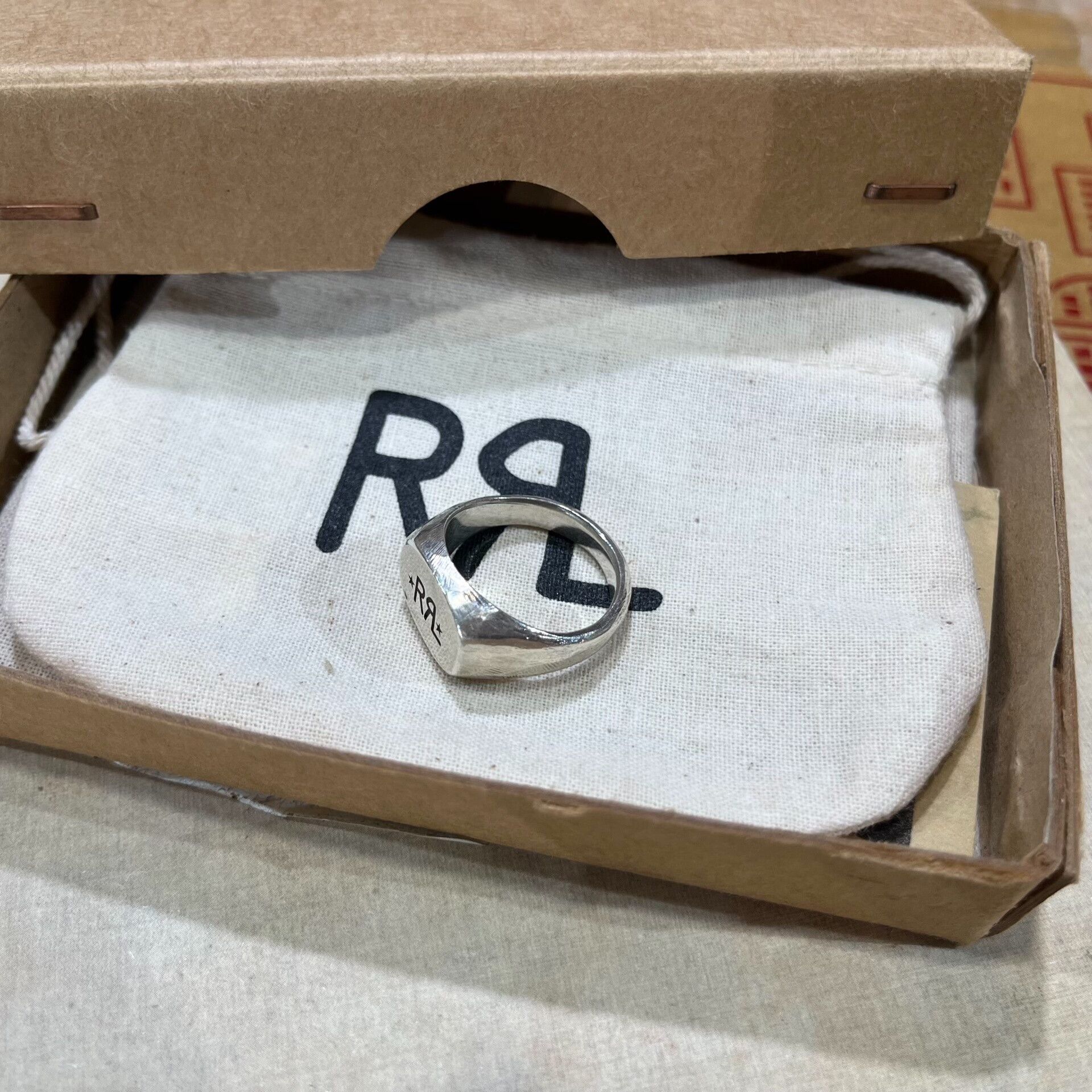 RRL Ralph Lauren silver RR logo ring by Ralph Lauren Size ONE SIZE - 2 Thumbnail