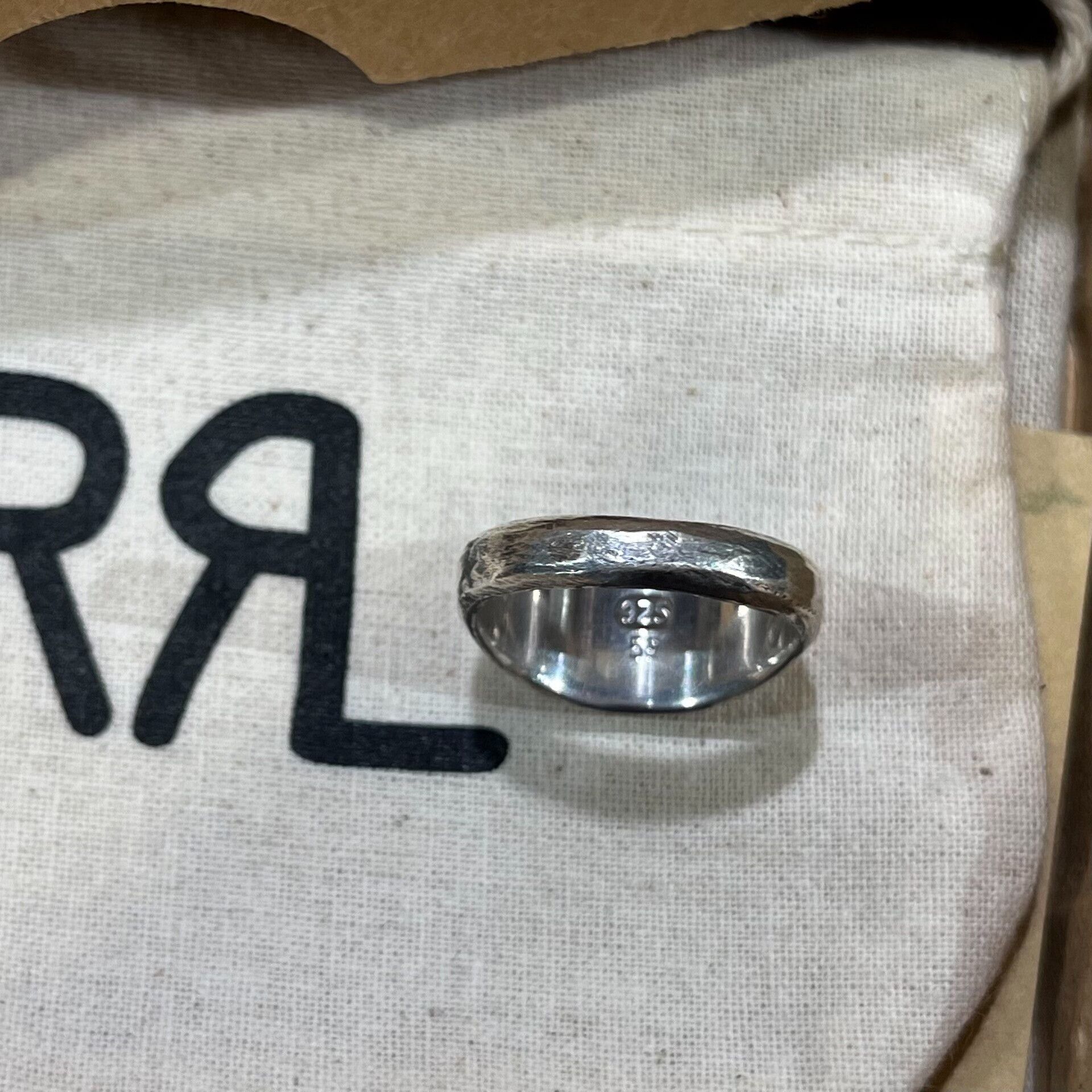 RRL Ralph Lauren silver RR logo ring by Ralph Lauren Size ONE SIZE - 4 Thumbnail