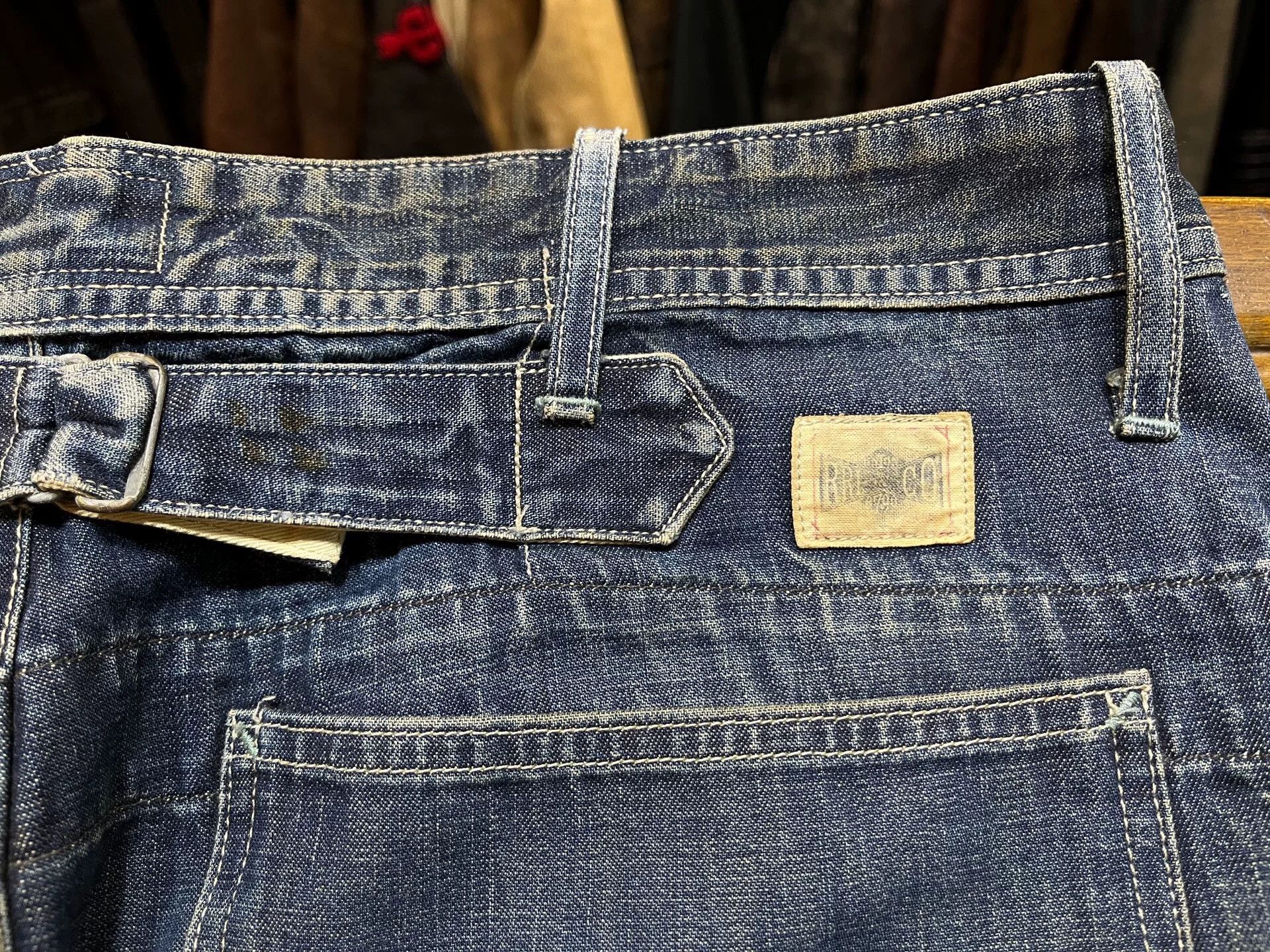 RRL Ralph Lauren vintage blue dyed work pants RRL Size US 34 / EU 50 - 7 Thumbnail
