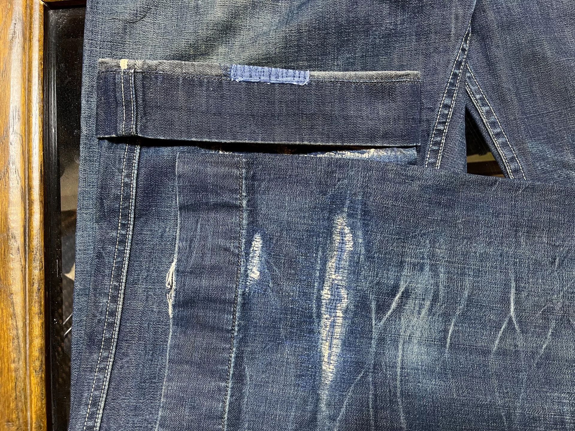 RRL Ralph Lauren vintage blue dyed work pants RRL Size US 34 / EU 50 - 6 Thumbnail