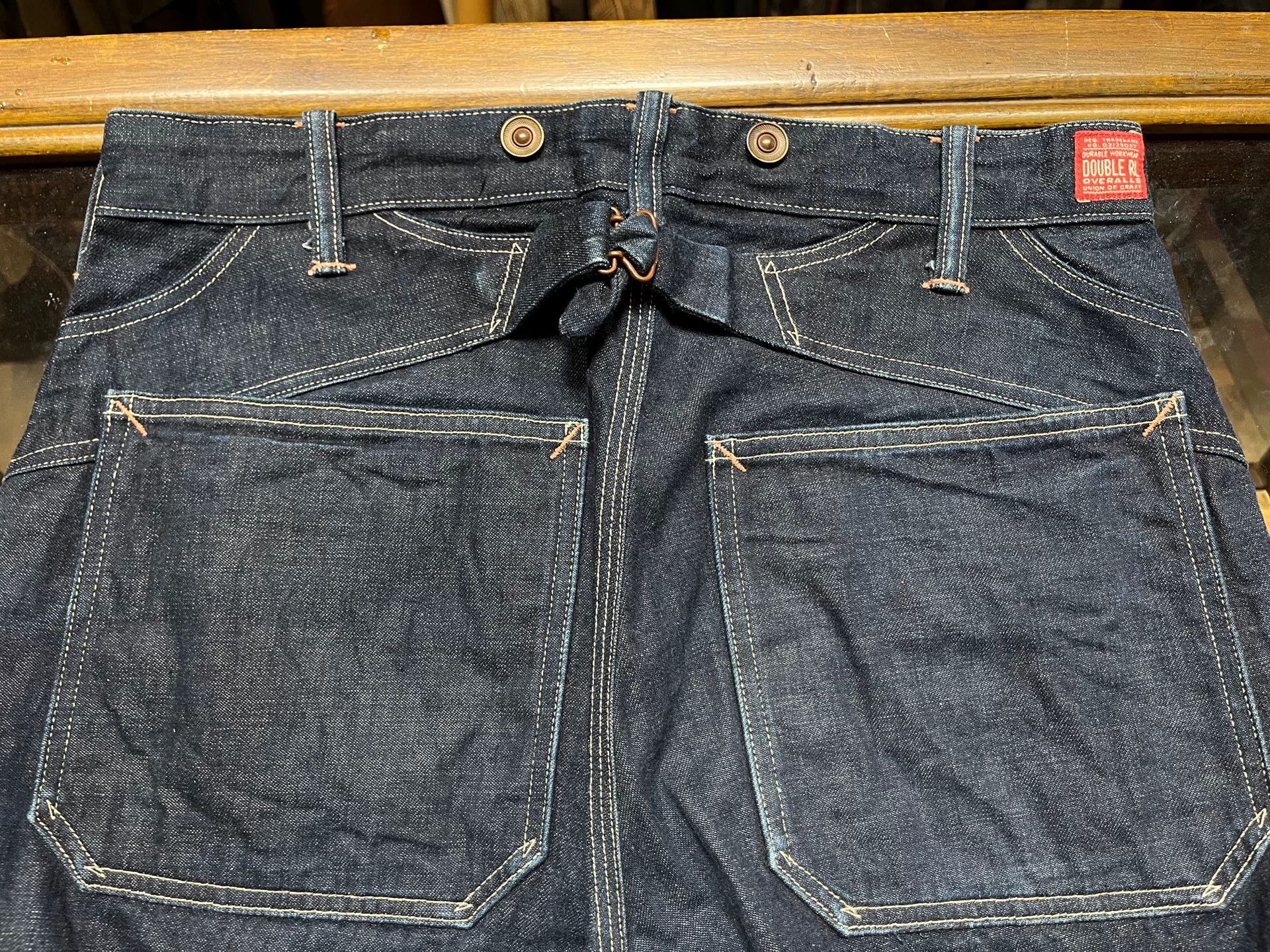 RRL Ralph Lauren RRL Double RL Denim Work Pants Size US 30 / EU 46 - 7 Thumbnail