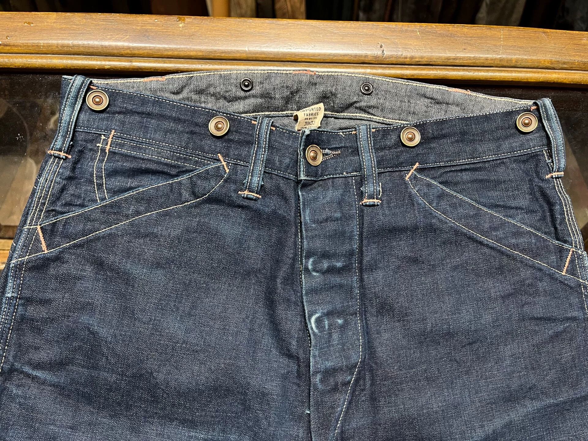 RRL Ralph Lauren RRL Double RL Denim Work Pants Size US 30 / EU 46 - 3 Thumbnail