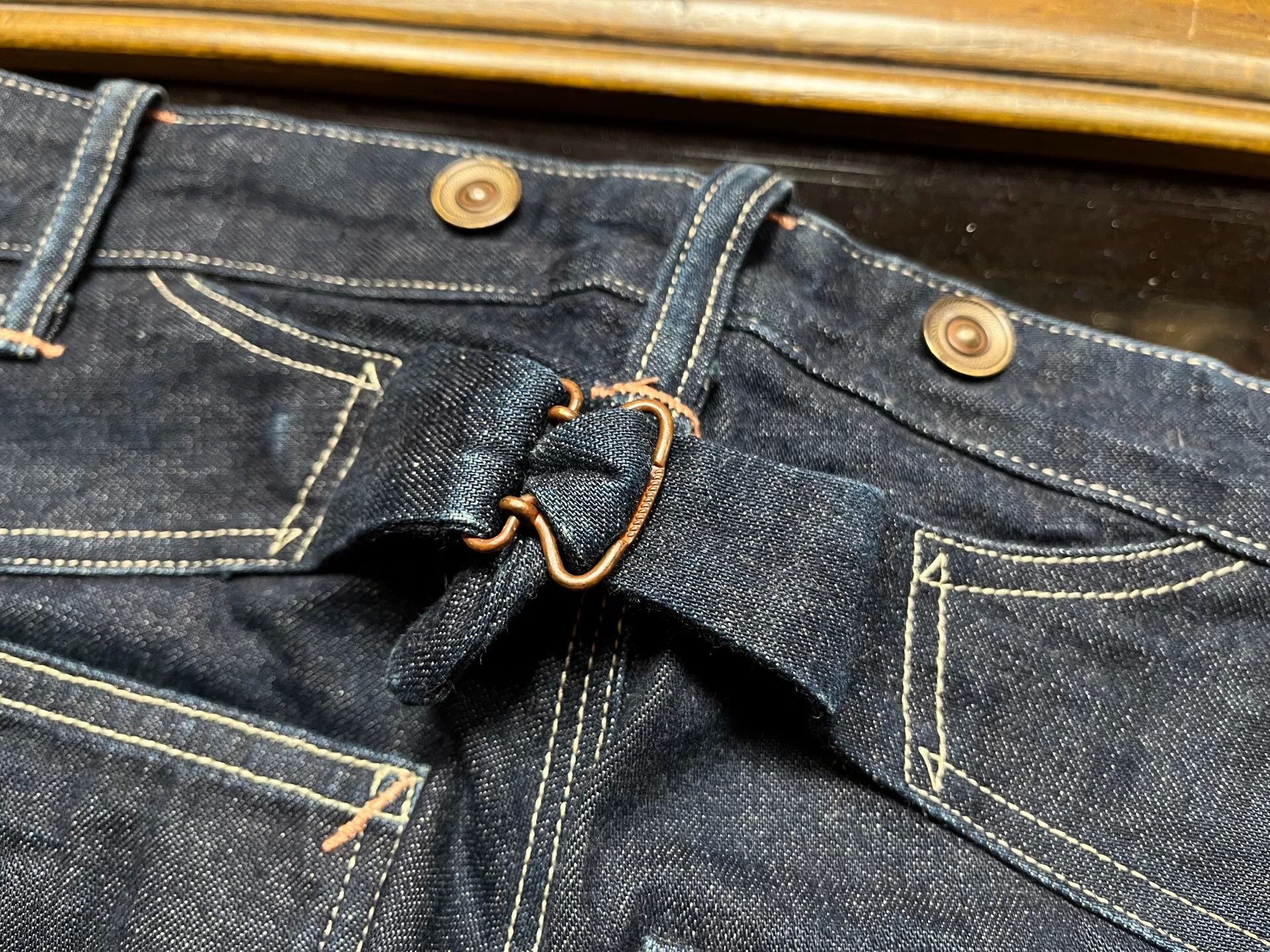 RRL Ralph Lauren RRL Double RL Denim Work Pants Size US 30 / EU 46 - 9 Thumbnail