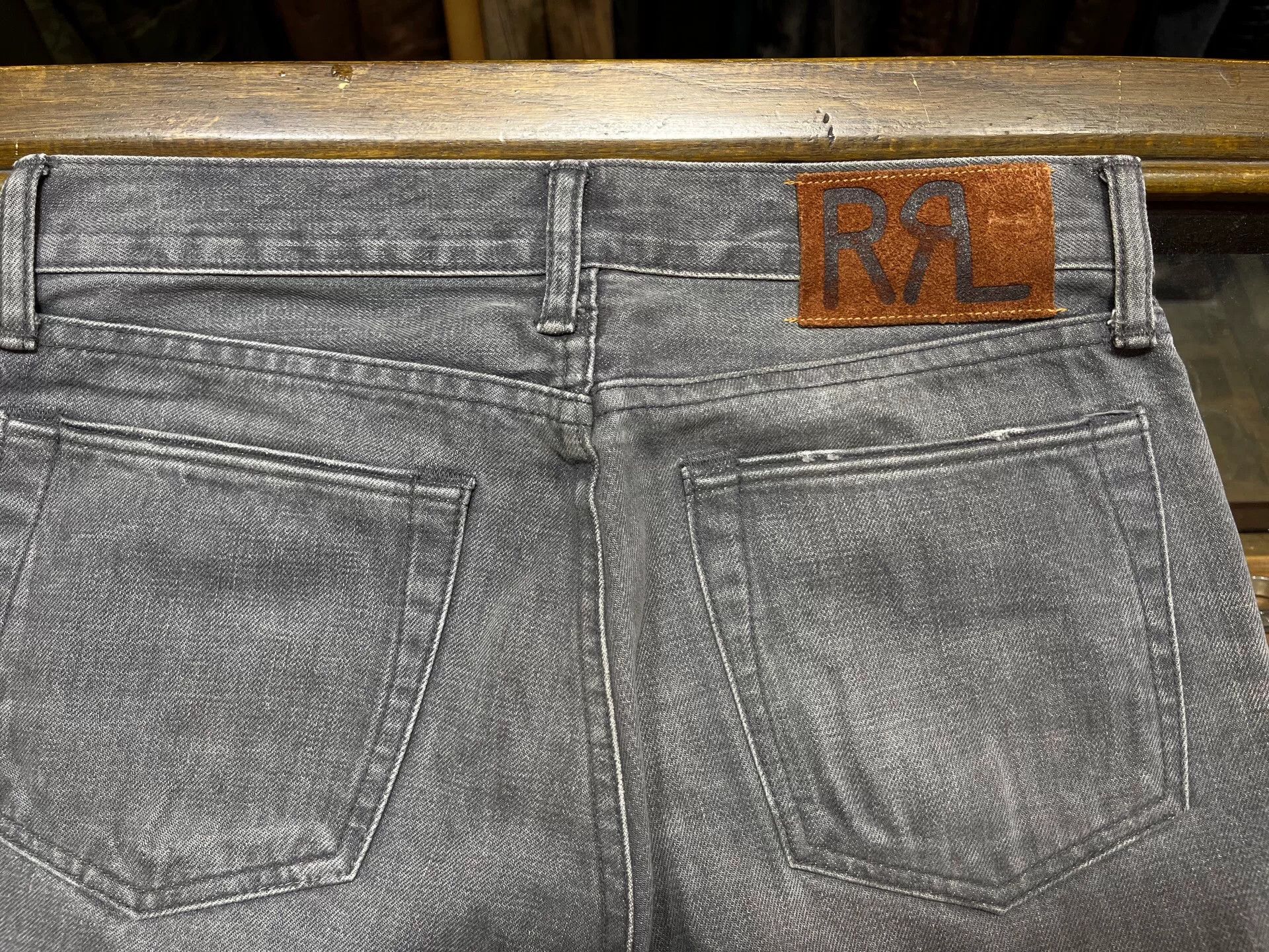 RRL Ralph Lauren gray denim jeans by rrl Ralph Lauren Size US 29 - 9 Thumbnail