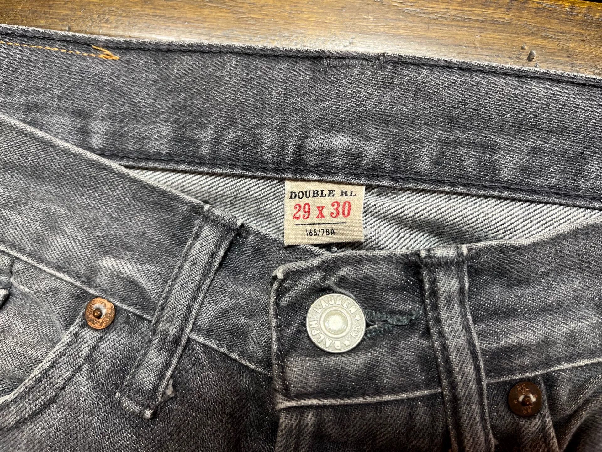 RRL Ralph Lauren gray denim jeans by rrl Ralph Lauren Size US 29 - 3 Thumbnail