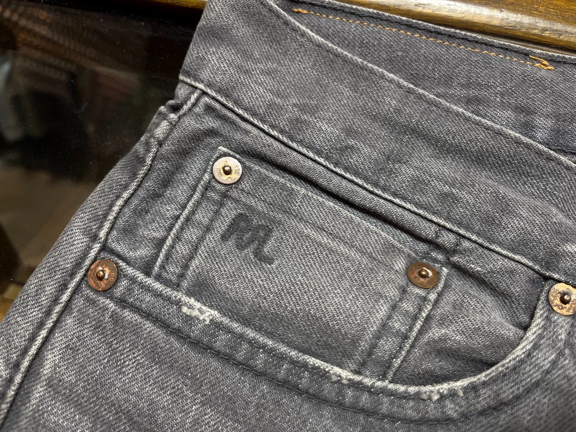 RRL Ralph Lauren gray denim jeans by rrl Ralph Lauren Size US 29 - 4 Thumbnail